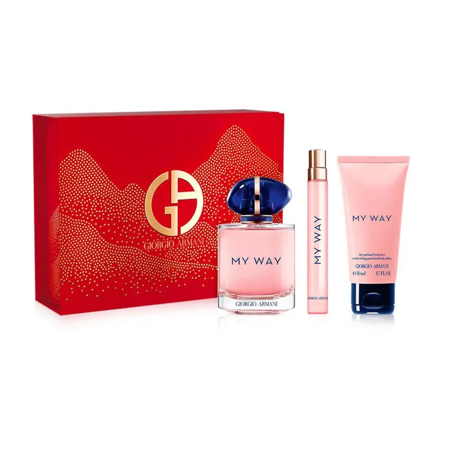 Estuche Giorgio Armani My Way EDP (W) / 3 Pc SP 90 ml; SP 10 ml; BL 50 ml - 1 - Privé Perfumes Honduras