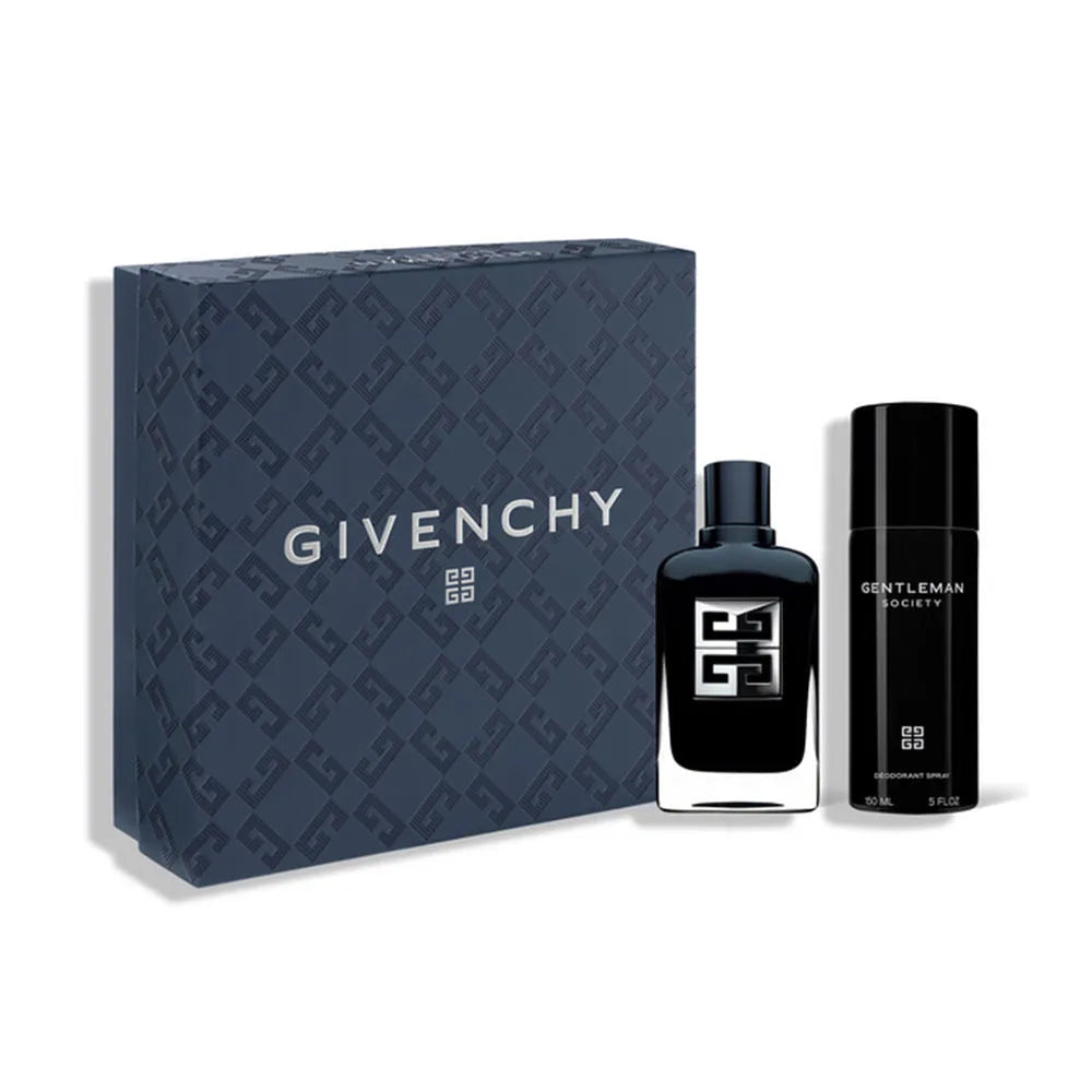 Estuche Givenchy Gentleman Society EDP (M) / 2 Pc SP 100 ml; DEO - 1 - Privé Perfumes Honduras