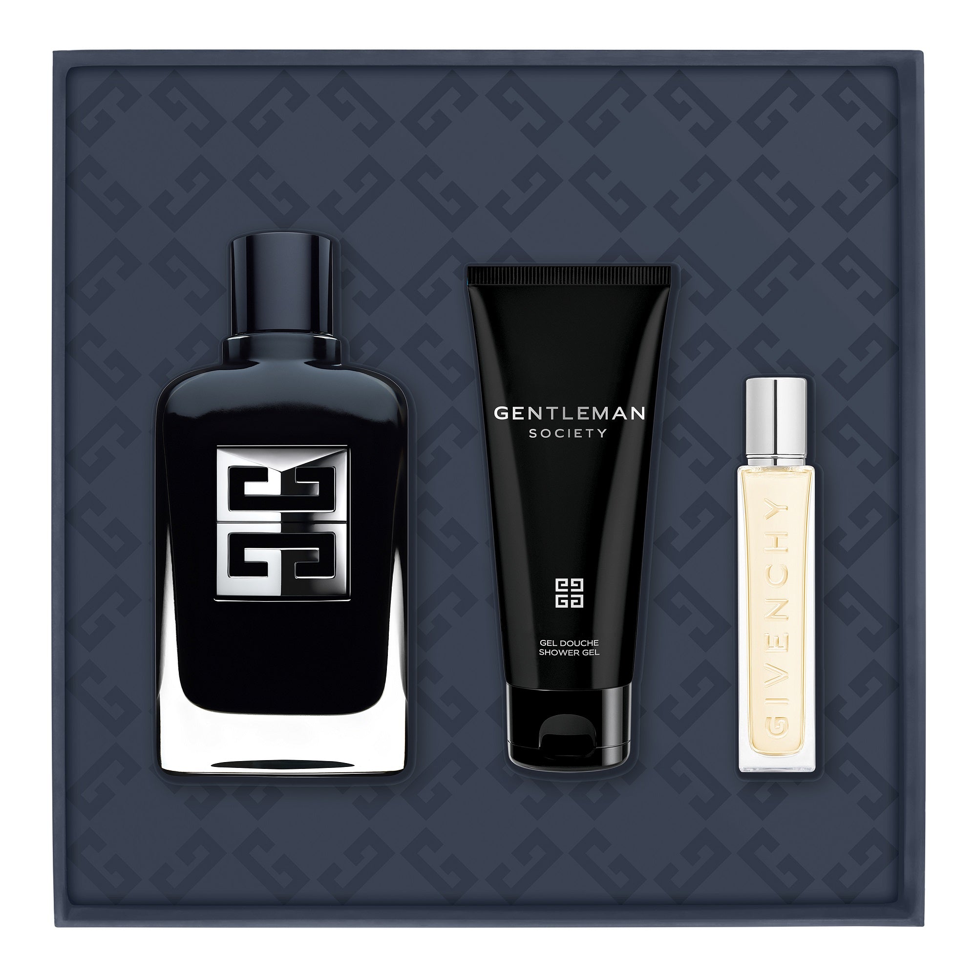 Estuche Givenchy Gentleman Society EDP (M) / 3 Pc SP 100 ml; SG 200 ml; Mini SP 15 ml - 3 - Privé Perfumes Honduras