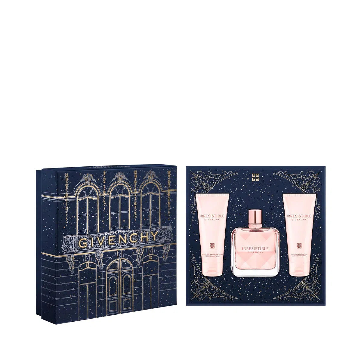 Estuche Givenchy Irresistible EDP (W) / 3 Pc SP 80 ml; BL 75 ml; SG 75 ml - 1 - Privé Perfumes Honduras