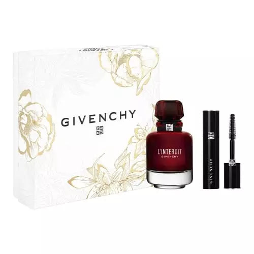 Estuche Givenchy L'Interdit Rouge EDP (U) / 2 Pc SP L'Interdit Rouge 50 ml; Mini Mascara - 1 - Privé Perfumes Honduras