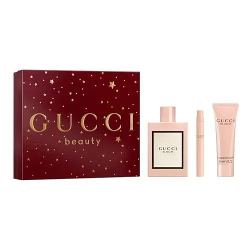 Estuche Gucci Bloom EDP (W) / 3 Pc SP 100 ml; BL 75 ml; SP 10 ml - 1 - Privé Perfumes Honduras