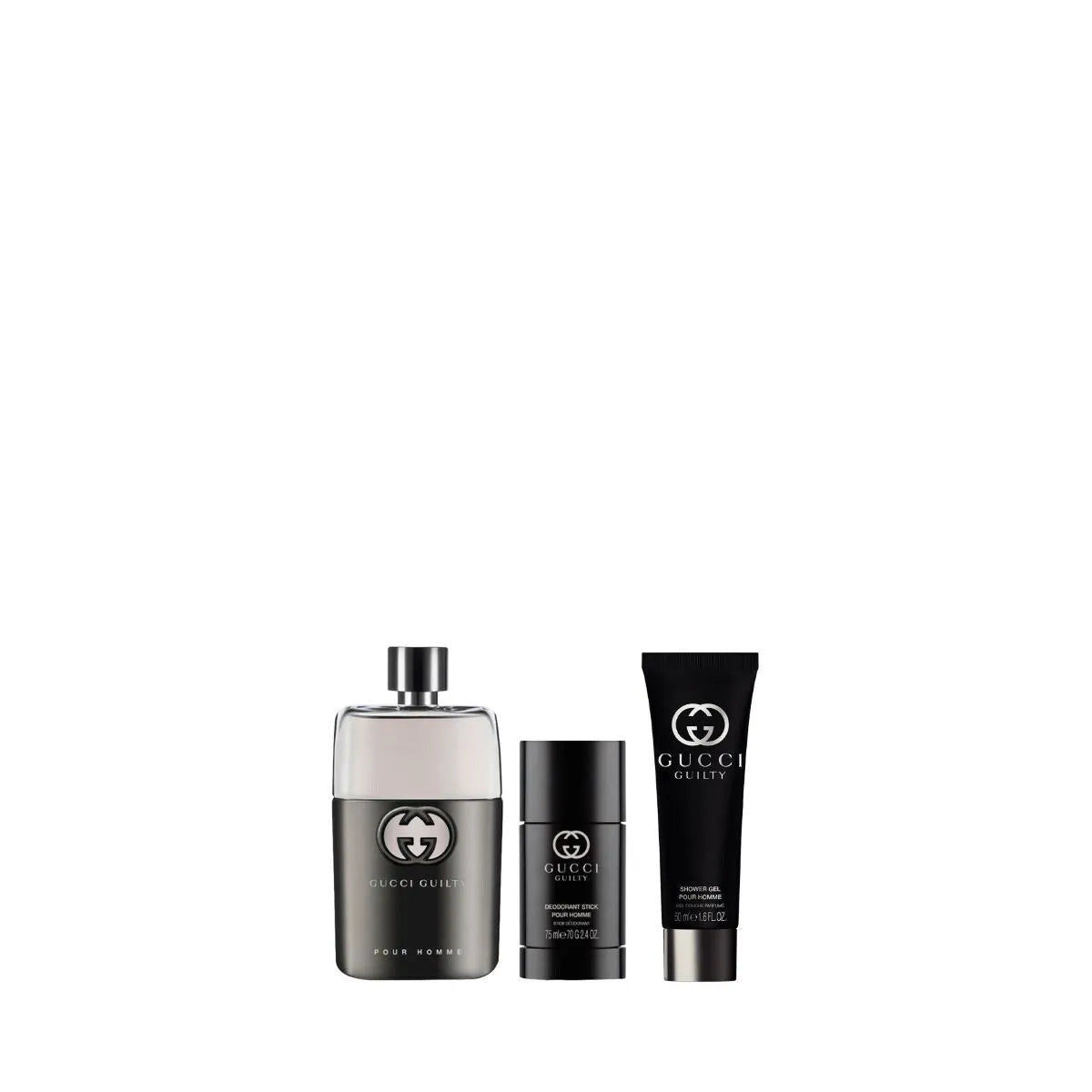 Estuche Gucci Guilty Pour Homme EDT (M) / 3 Pc SP 90 ml; SG 50 ml; DEO - 3 - Privé Perfumes Honduras