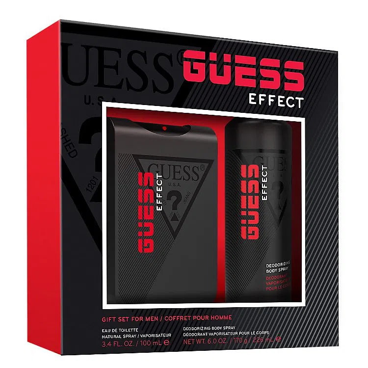 Estuche Guess Effect EDT (M) / 2 Pc SP 100 ml; BS 226 ml - 085715329639- 1 - Prive Perfumes Honduras