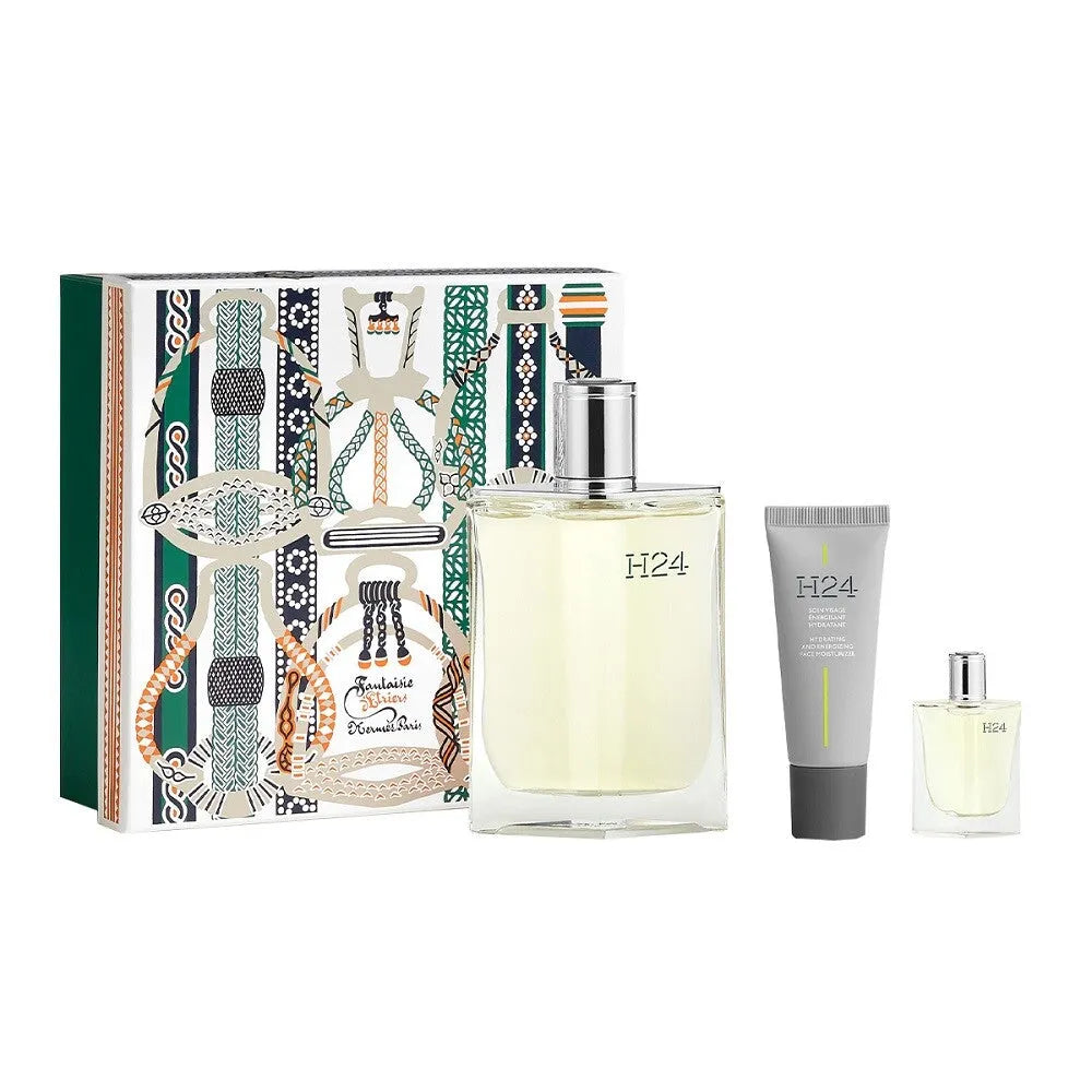 Estuche Hermès H24 Eau de Toilette (M) / 3 Pc SP 100 ml; Mini SP 5 ml; FC 20 ml - 1 - Privé Perfumes Honduras