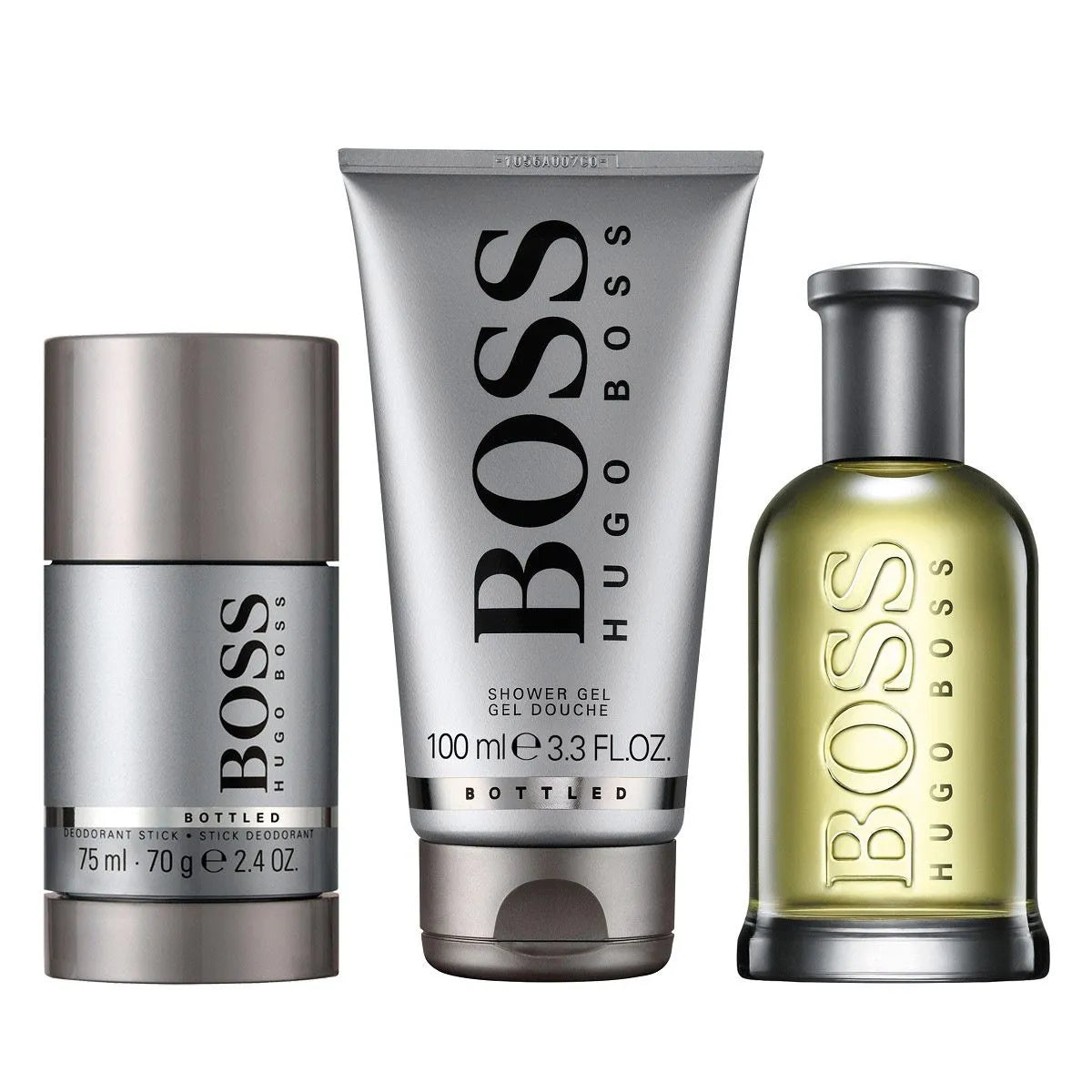 Estuche Hugo Boss Boss Bottled EDT (M) / 3 Pc SP 100 ml; SG 100 ml; DEO - 3 - Privé Perfumes Honduras