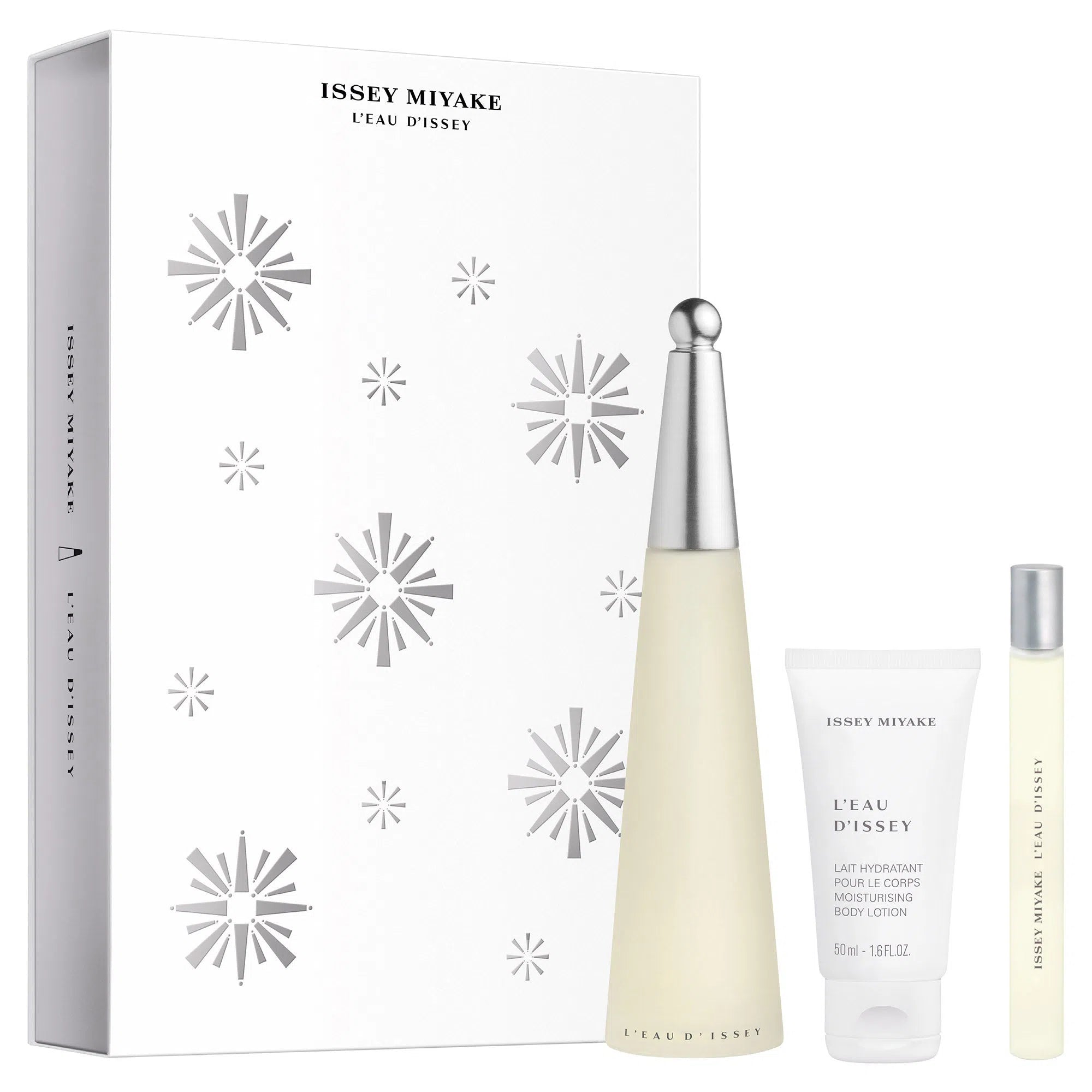 Estuche Issey Miyake EDT (W) / 3 Pc SP 100 ml; BL 75 ml; SP 10 ml - 1 - Privé Perfumes Honduras