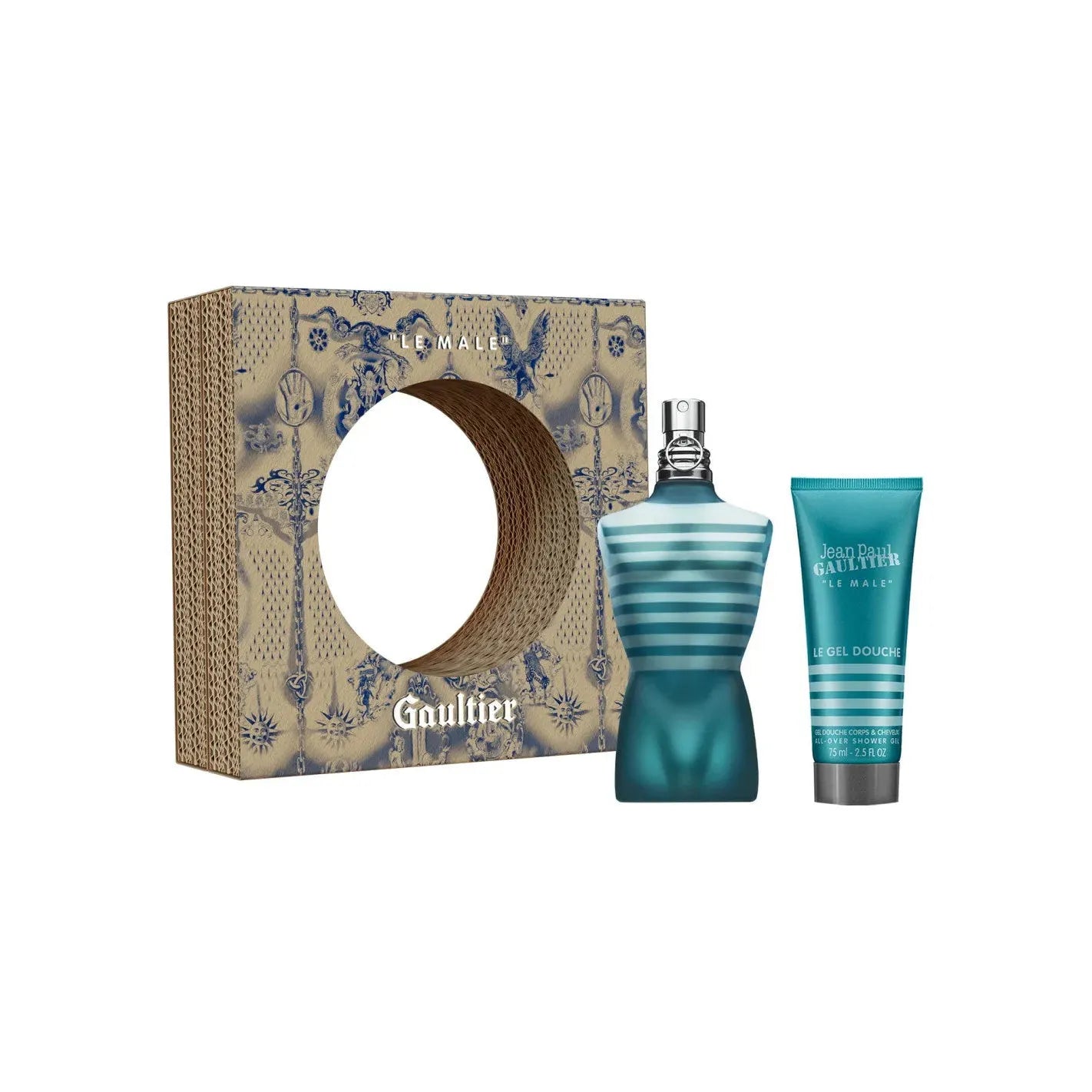 Estuche Jean Paul Gaultier Le Male EDT (M) / 2 Pc 125 ml; SG 100 ml - 1 - Privé Perfumes Honduras