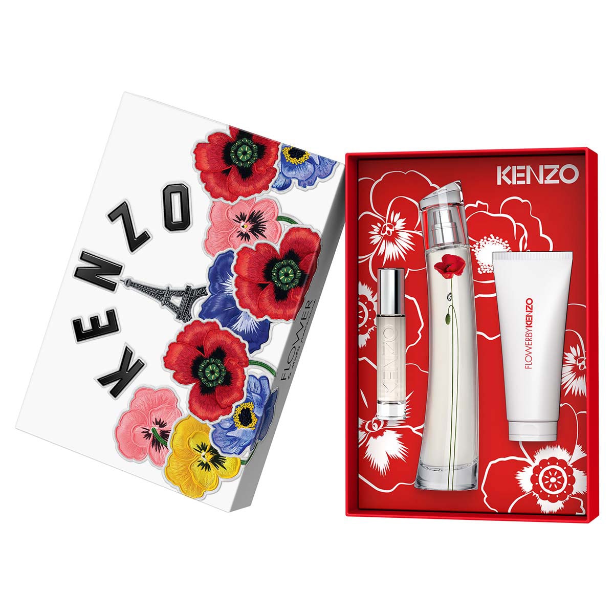 Estuche Kenzo Flower by Kenzo La Recolte Parisienne EDP (W) / 3 Pc SP 50 ml; SP 15 ml; BL 100 ml - 4 - Privé Perfumes Honduras