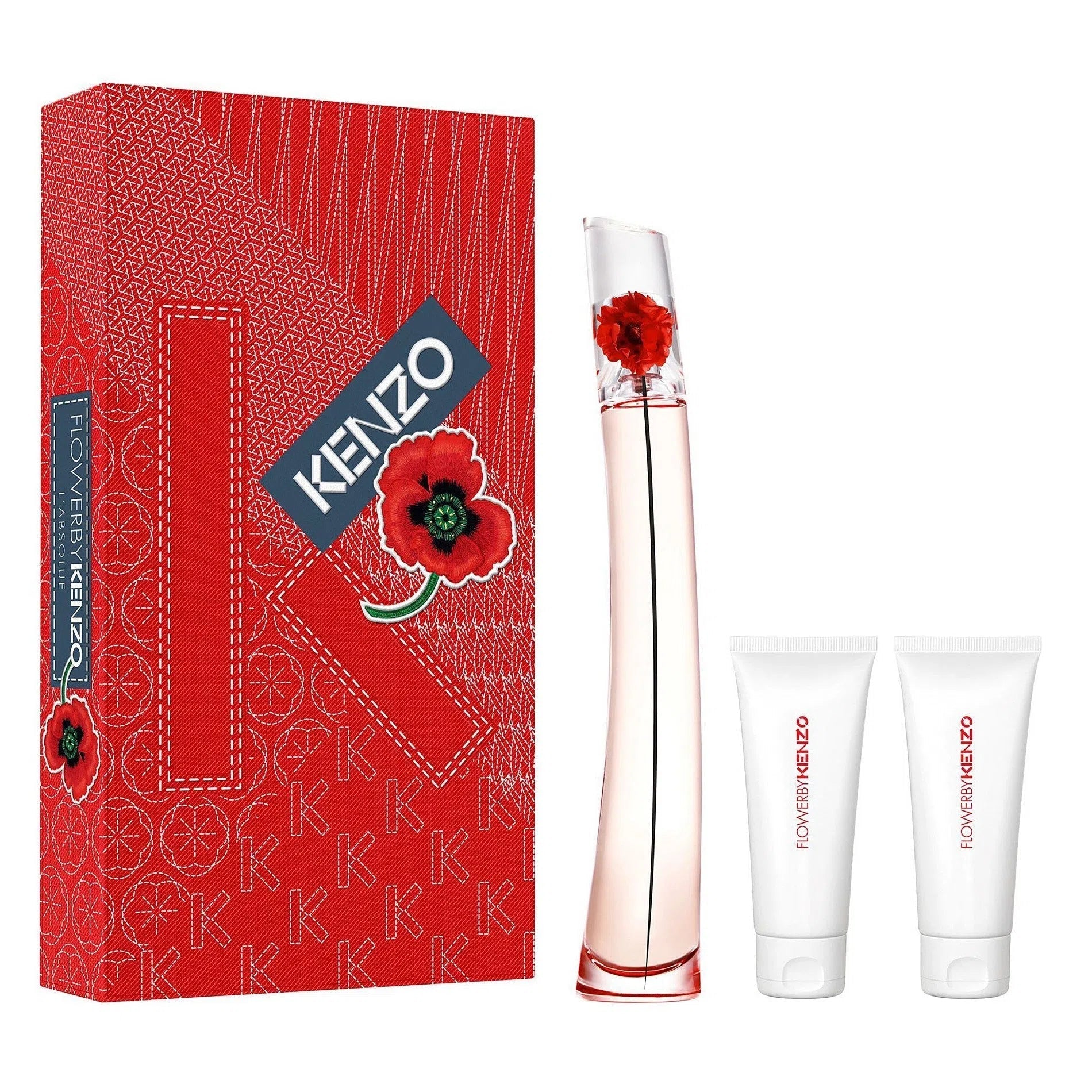 Estuche Kenzo Flower L'Absolue EDP (W) / 3 Pc SP 100 ml; BL 75 ml; BL 75 ml - 3274872454637- 1 - Prive Perfumes Honduras