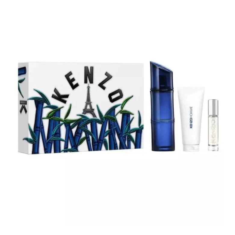 Estuche Kenzo Homme Intense EDT (M) / 3 Pc SP 110 ml; SG 75 ml: SP 10 ml - 1 - Privé Perfumes Honduras