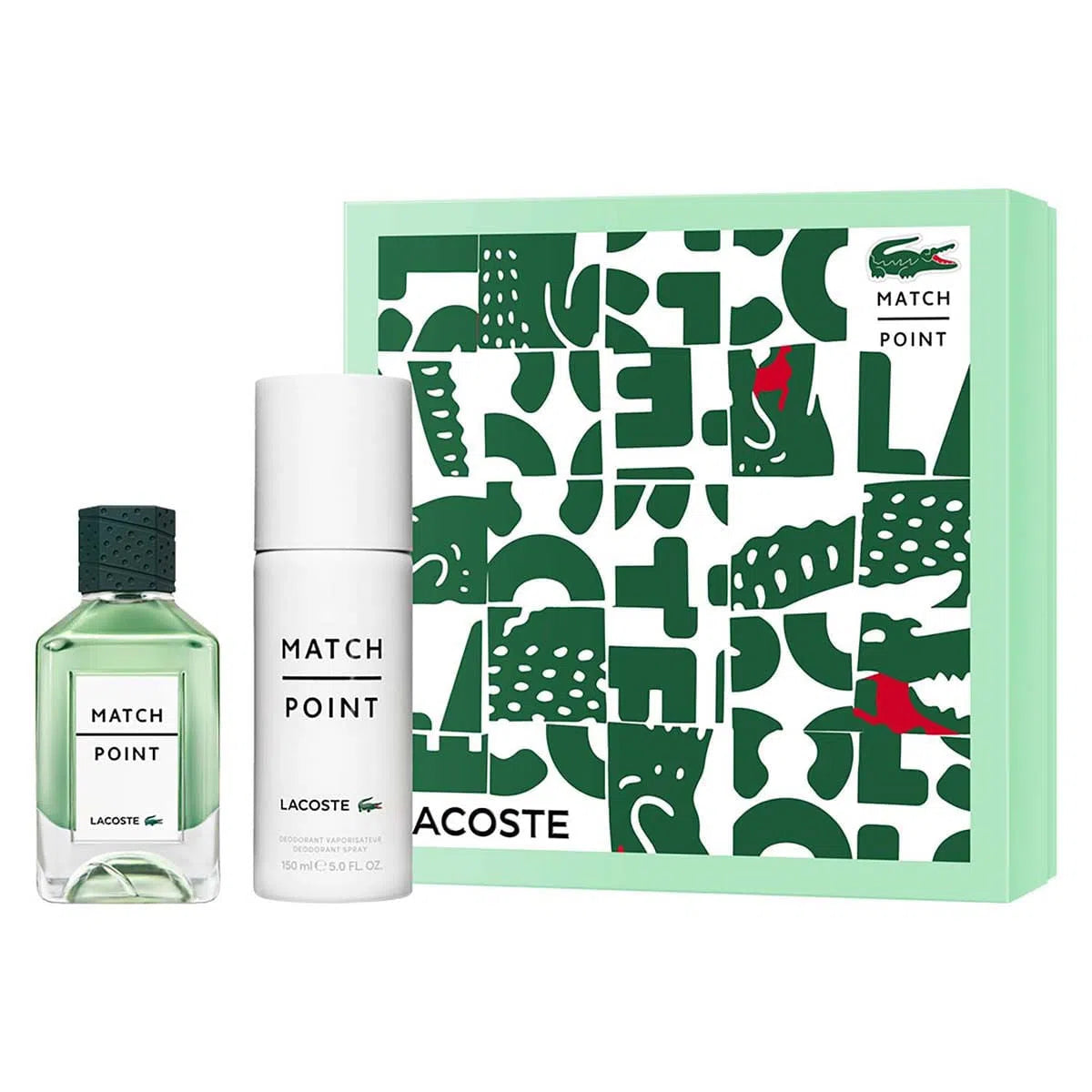 Estuche Lacoste Match Point EDT (M) / 2 Pc SP 100 ml; DEO Spray - 1 - Privé Perfumes Honduras