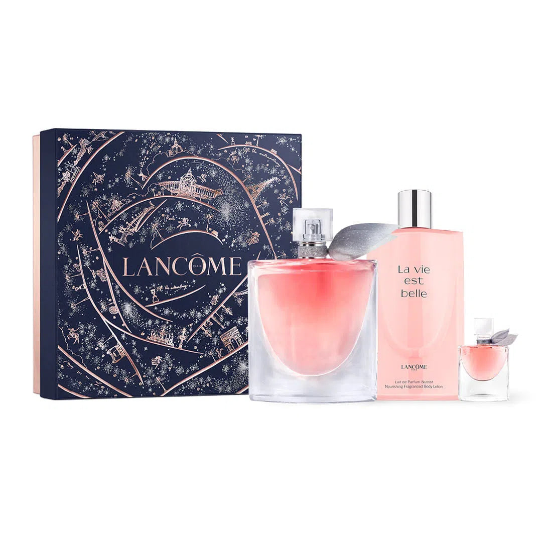 Estuche Lancôme La Vie Est Belle EDP (W) / 3 Pc SP 100 ml; BL 200 ml; SP 4 ml - 1 - Privé Perfumes Honduras