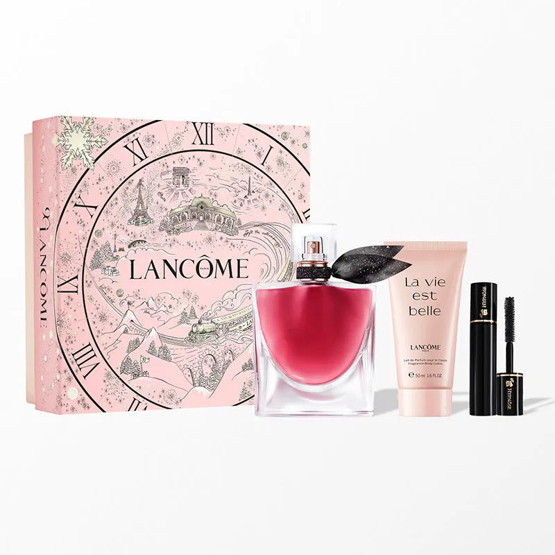 Estuche Lancôme La Vie Est Belle L'Elixir EDP (W) / 3 Pc SP 50 ml; BL 50 ml; Mascara - 1 - Privé Perfumes Honduras