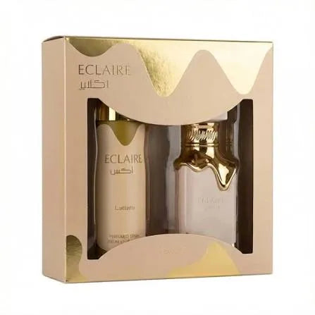 Estuche Lattafa Eclaire EDP (U) / 2 Pc SP 100 ml; BS 200 ml - 1 - Privé Perfumes Honduras