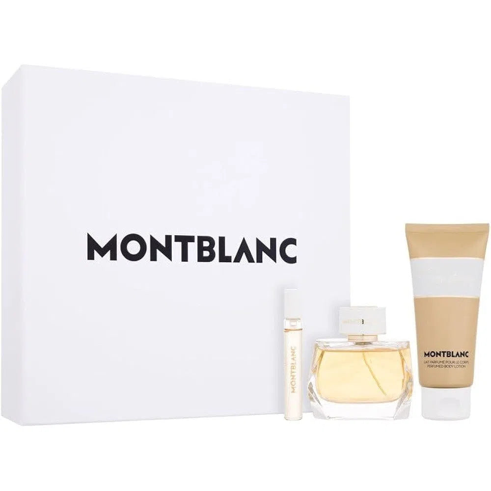 Estuche Montblanc Signature Absolue EDP (W) / 3 Pc SP 90 ml; Mini SP 7.5 ml; BL 100 ml - 1 - Privé Perfumes Honduras