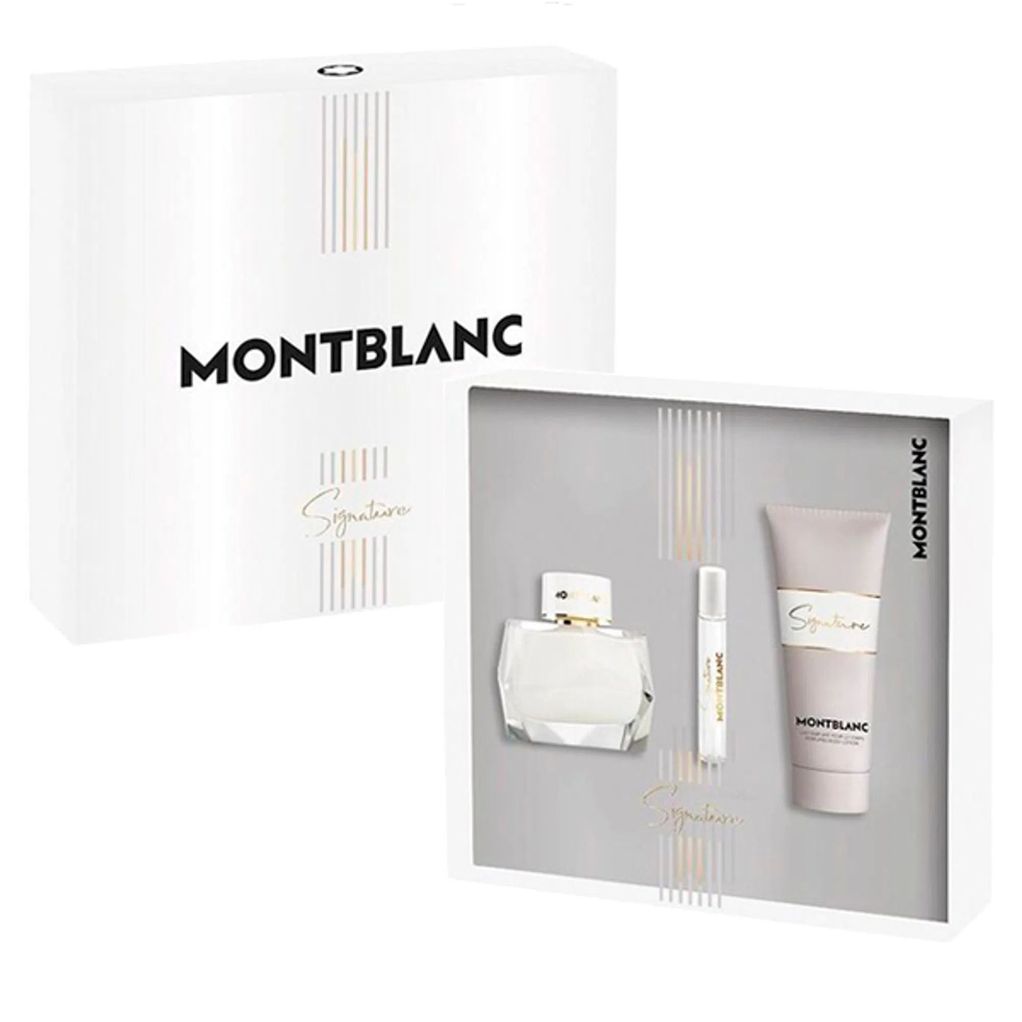 Estuche Montblanc Signature EDP (W) / 3 Pc SP 90 ml; BL 100 ml; SP 7.5 ml - 1 - Privé Perfumes Honduras