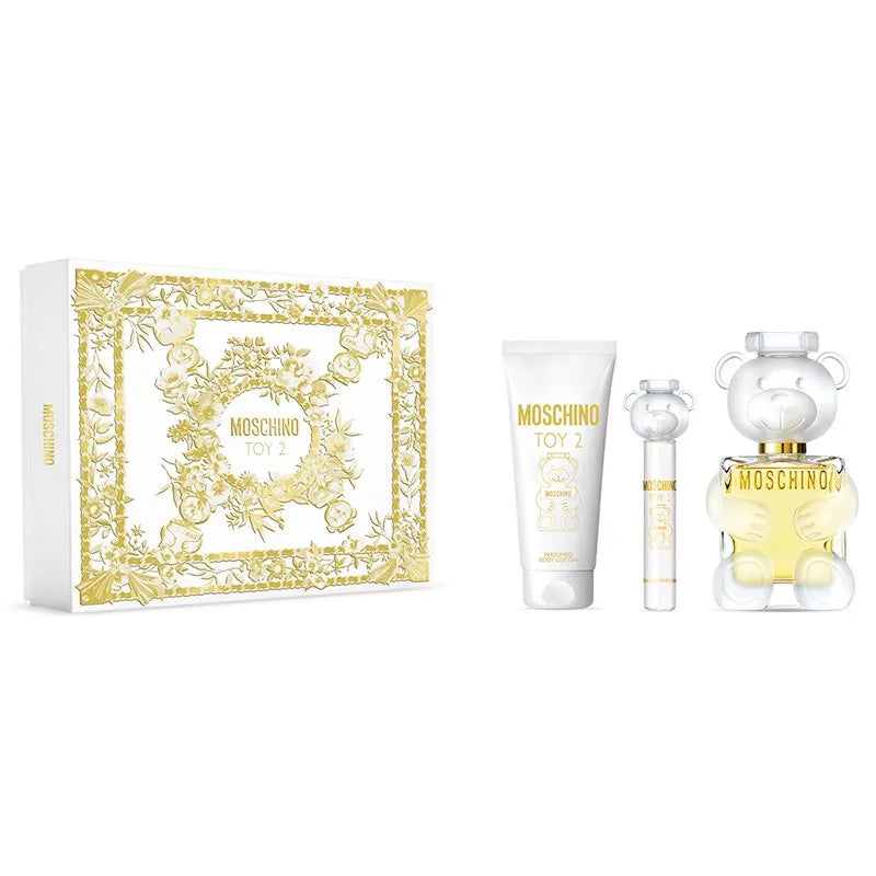 Estuche Moschino Toy 2 EDP (W) / 3 Pc SP 100 ml; BL 100 ml; SP 10 ml - 1 - Privé Perfumes Honduras