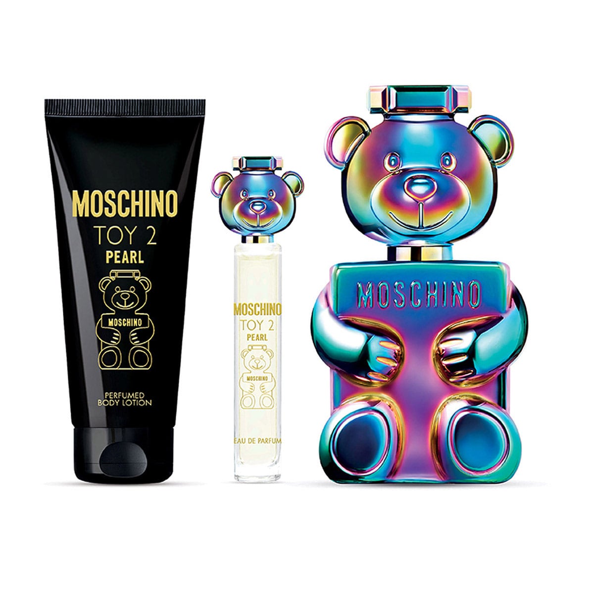 Estuche Moschino Toy 2 Pearl EDP (W) / 3 Pc SP 100 ml; BL 100 ml; SP 10 ml - 3 - Privé Perfumes Honduras