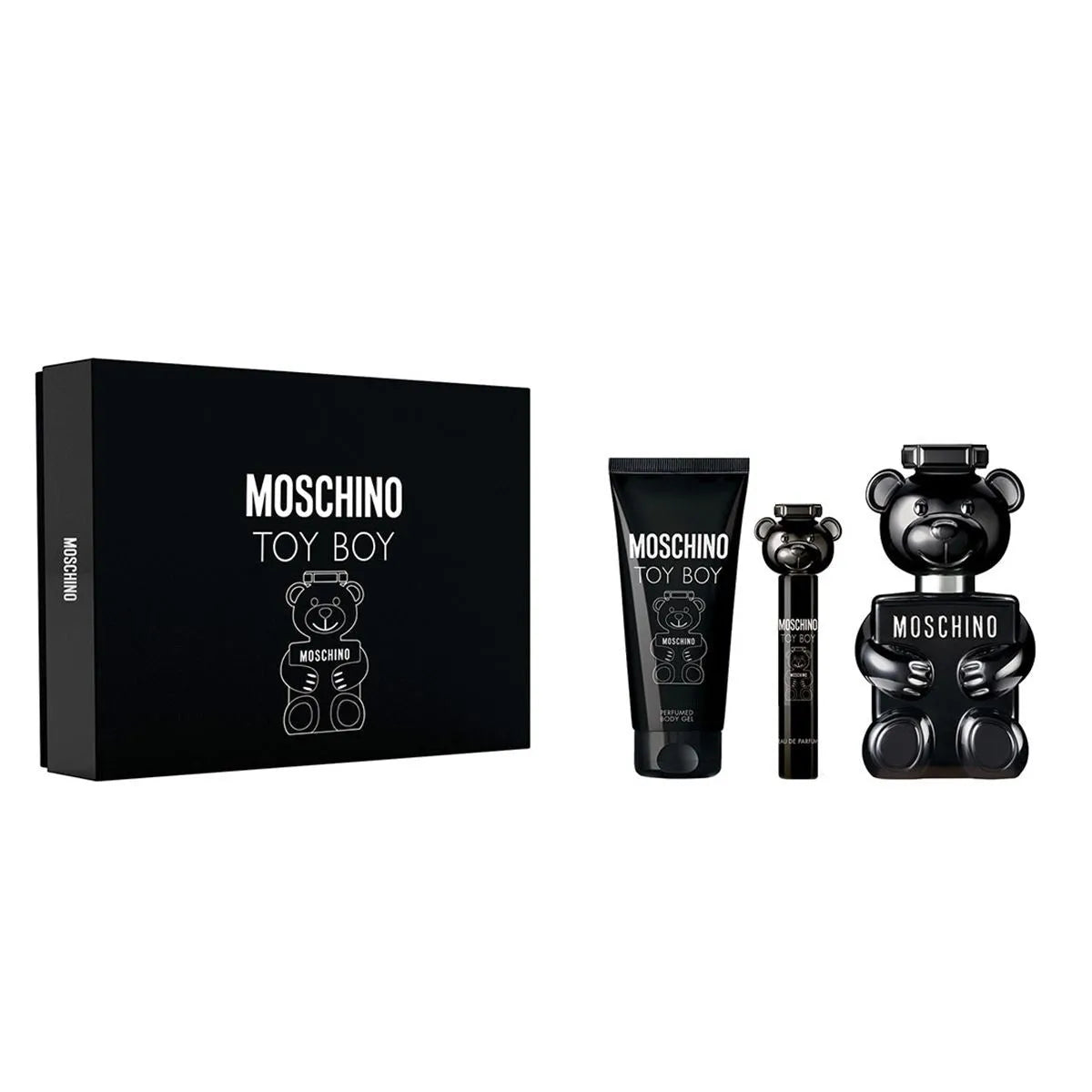 Estuche Moschino Toy Boy EDP (M) / 3 Pc SP 100 ml; SG 150 ml; SP 10 ml - 2 - Privé Perfumes Honduras