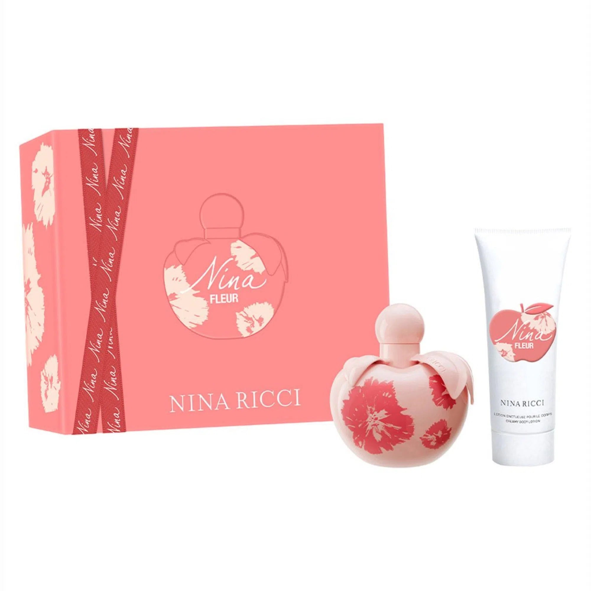 Estuche Nina Ricci Nina Fleur EDT (W) / 2 Pc SP 80 ml; BL 75 ml - 1 - Privé Perfumes Honduras