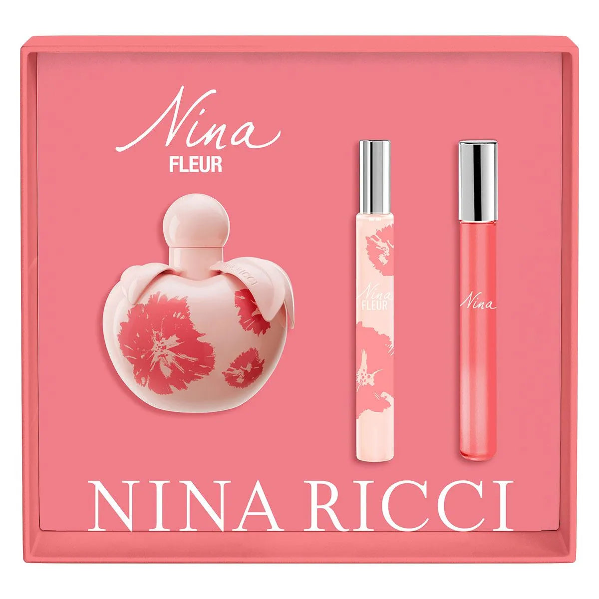 Estuche Nina Ricci Nina Fleur EDT (W) / 3 Pc SP 80 ml; ROLL Fleur; ROLL Nina - 4 - Privé Perfumes Honduras