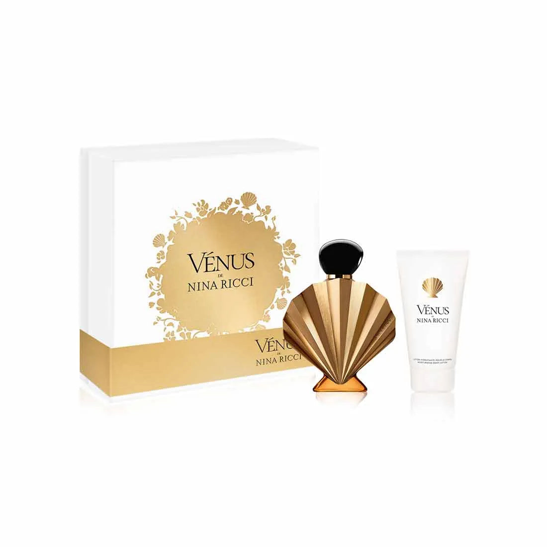 Estuche Nina Ricci Vénus EDP (W) / 2 Pc SP 80 ml; BL 75 ml - 1 - Privé Perfumes Honduras
