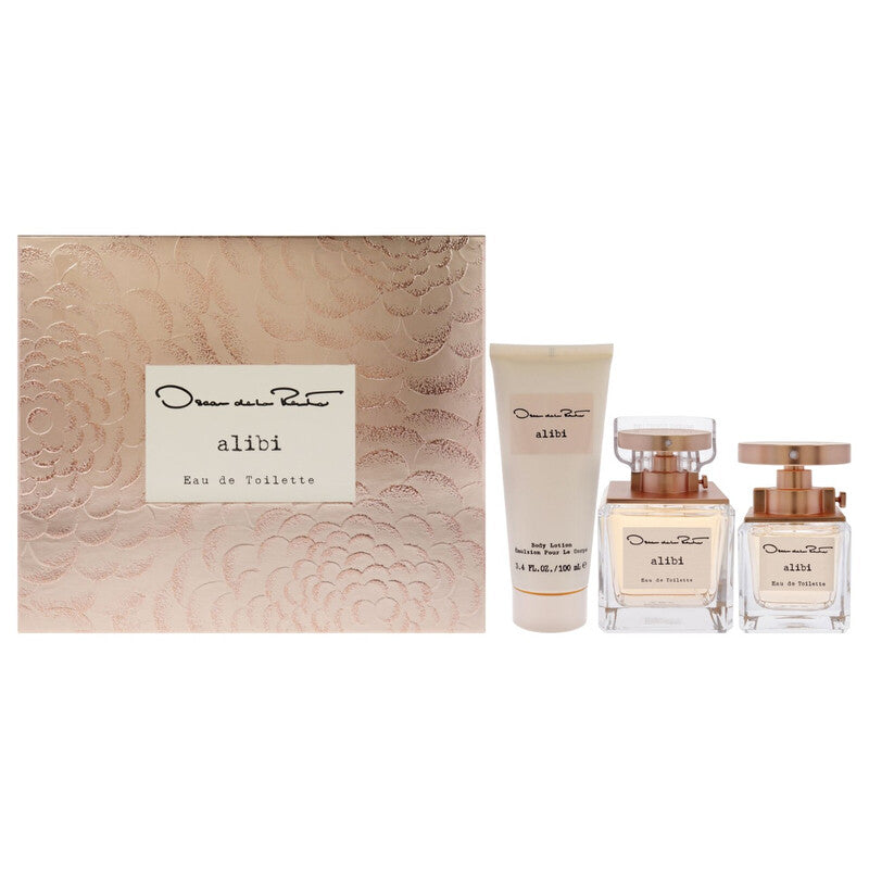 Estuche Oscar de la Renta Alibi EDT (W) / 3 Pc SP 100 ml; SP 30 ml; BL 100 ml - 1 - Privé Perfumes Honduras