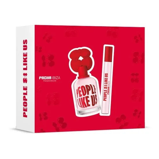 Estuche Pacha People Like Us EDT (W) / 2 PC 100 ml; SP 10 ml - 1 - Privé Perfumes Honduras