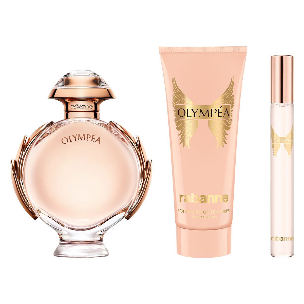 Estuche Paco Rabanne Olympea EDP (W) / 3 Pc SP 80 ml; BL 100 ml; Mini 10 ml - 3 - Privé Perfumes Honduras