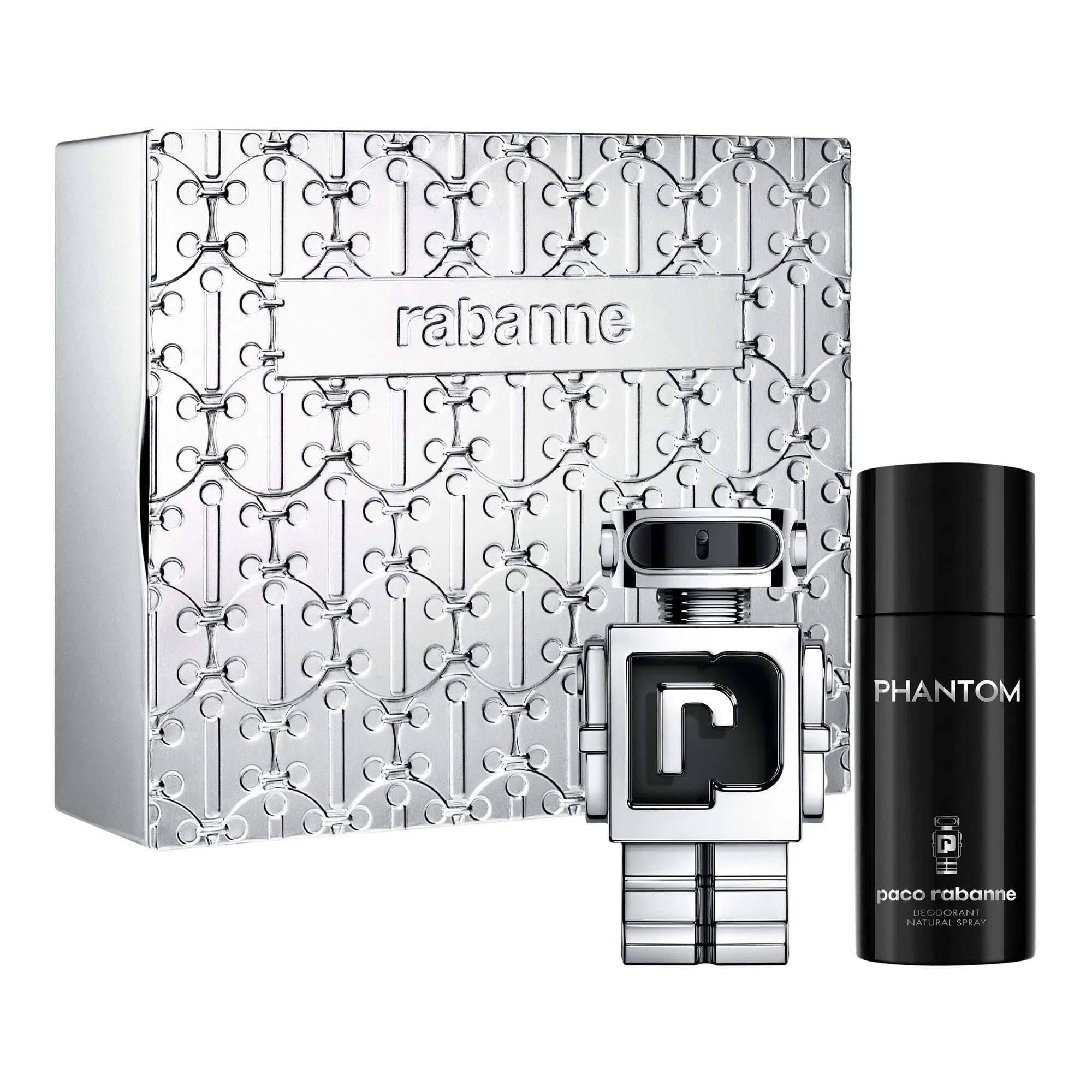 Estuche Paco Rabanne Phantom EDT (M) / 2 Pc SP 100 ml; DEO 150 ml - 3 - Privé Perfumes Honduras
