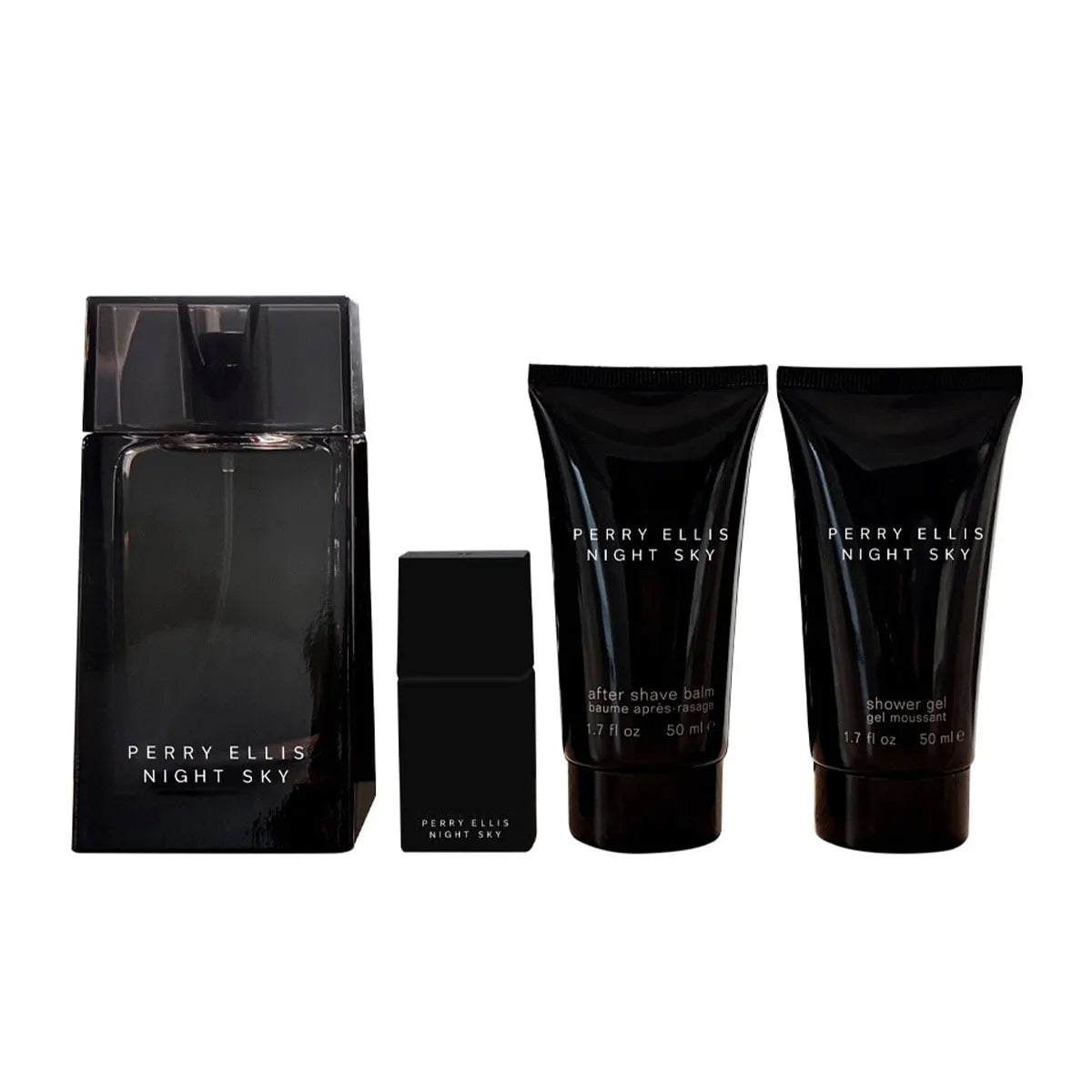 Estuche Perry Ellis Night Sky EDT (M) / 4 Pc SP 100 ml; SG 100 ml; BL 100 ml; Mini - 3 - Privé Perfumes Honduras