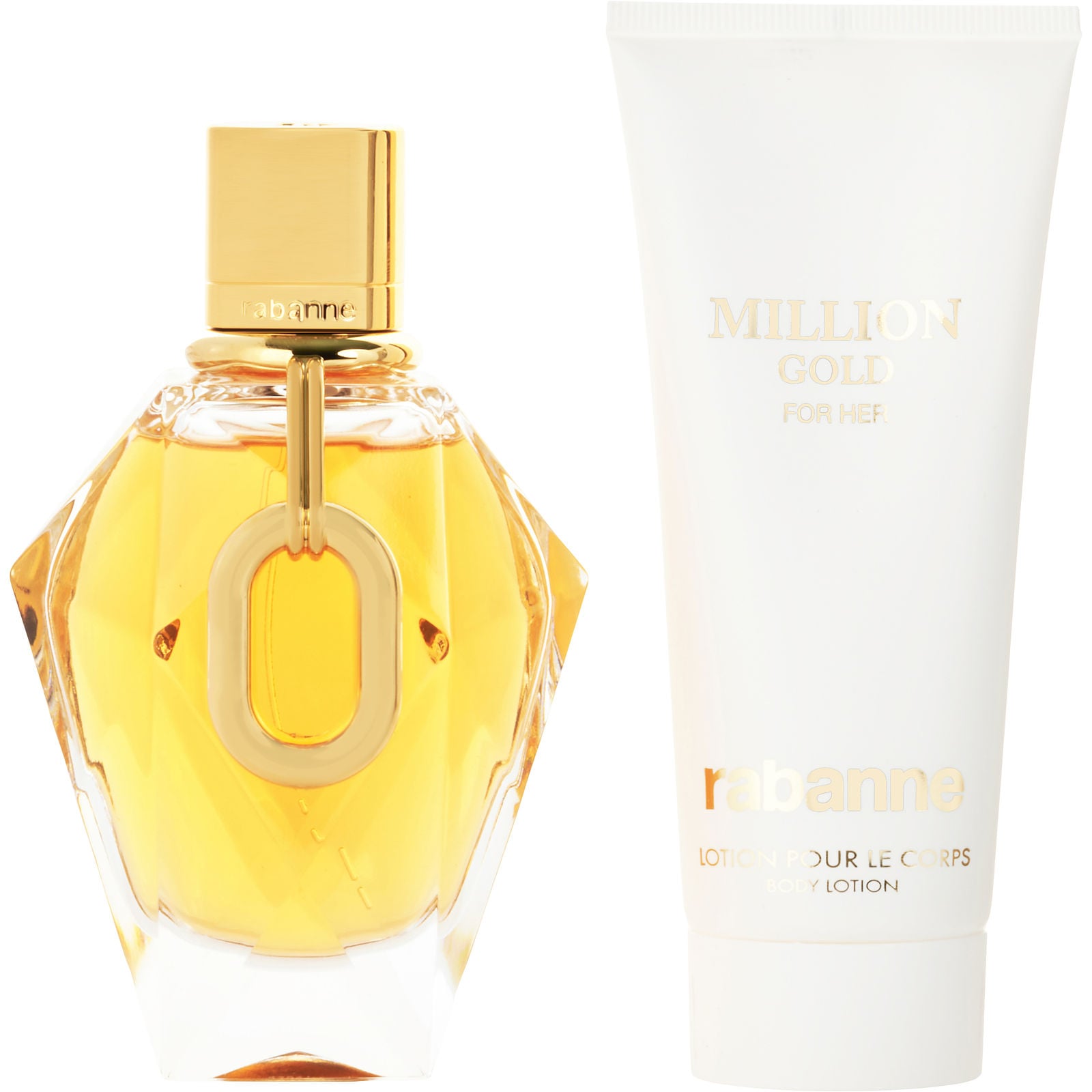 Estuche Rabanne 1 Million Gold for Her EDP (W) / 2 Pc SP 90 ml; BL 100 ml - 2 - Privé Perfumes Honduras