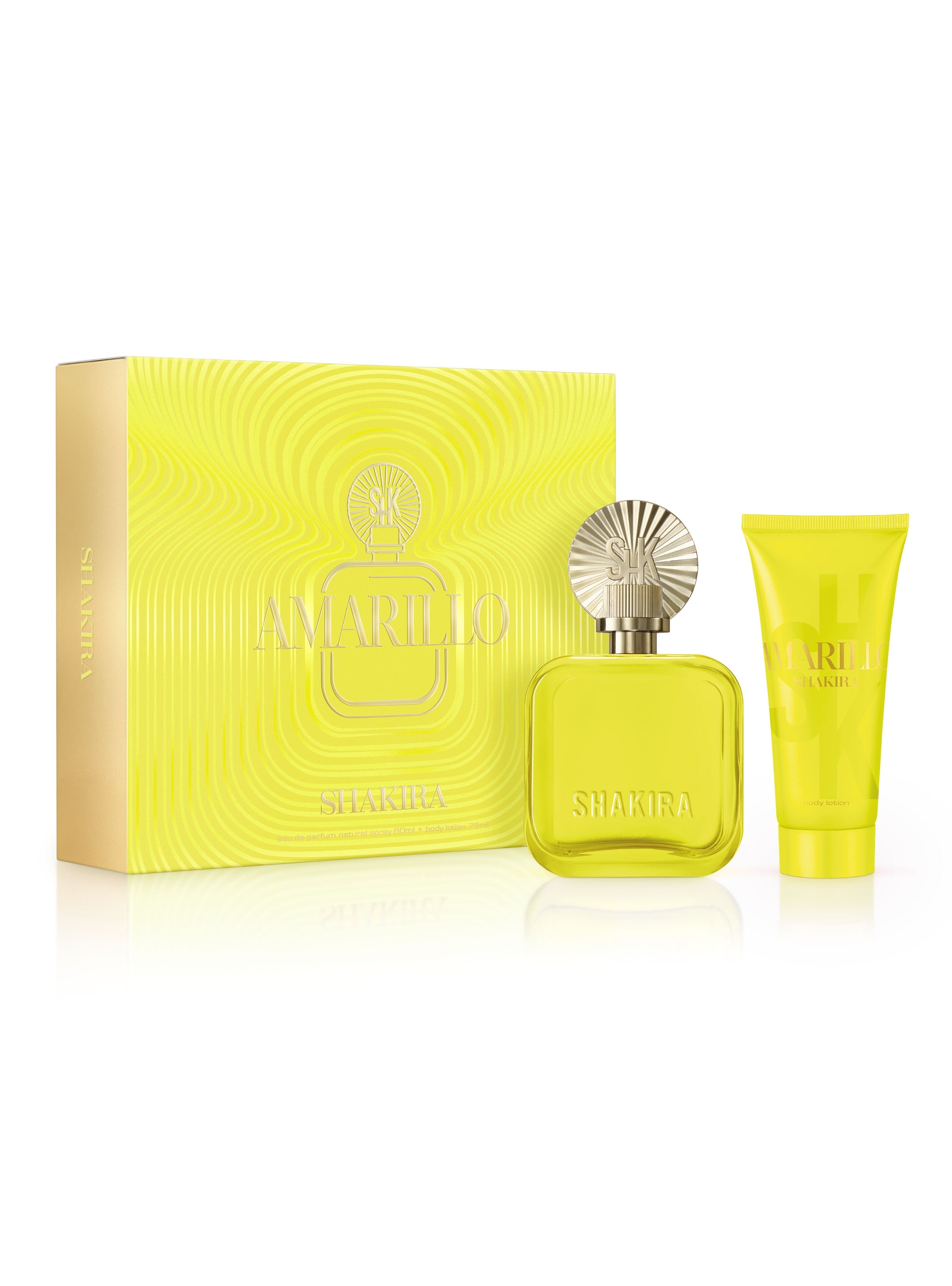 Estuche Shakira Amarilo EDP / 2 Pc SP 80 ml; BL 75 ml - 1 - Privé Perfumes Honduras