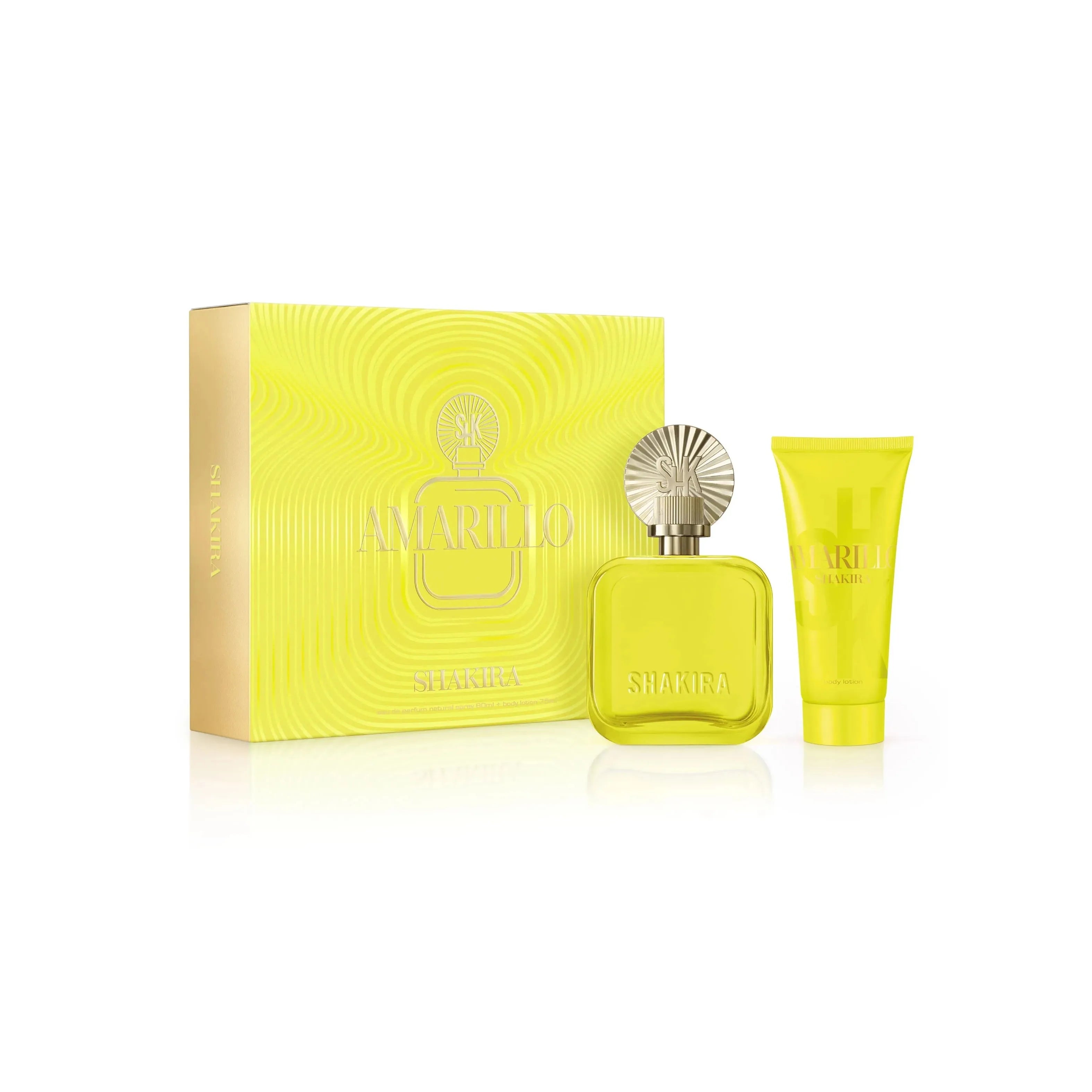 Estuche Shakira Amarilo EDP / 2 Pc SP 80 ml; BL 75 ml - 1 - Privé Perfumes Honduras