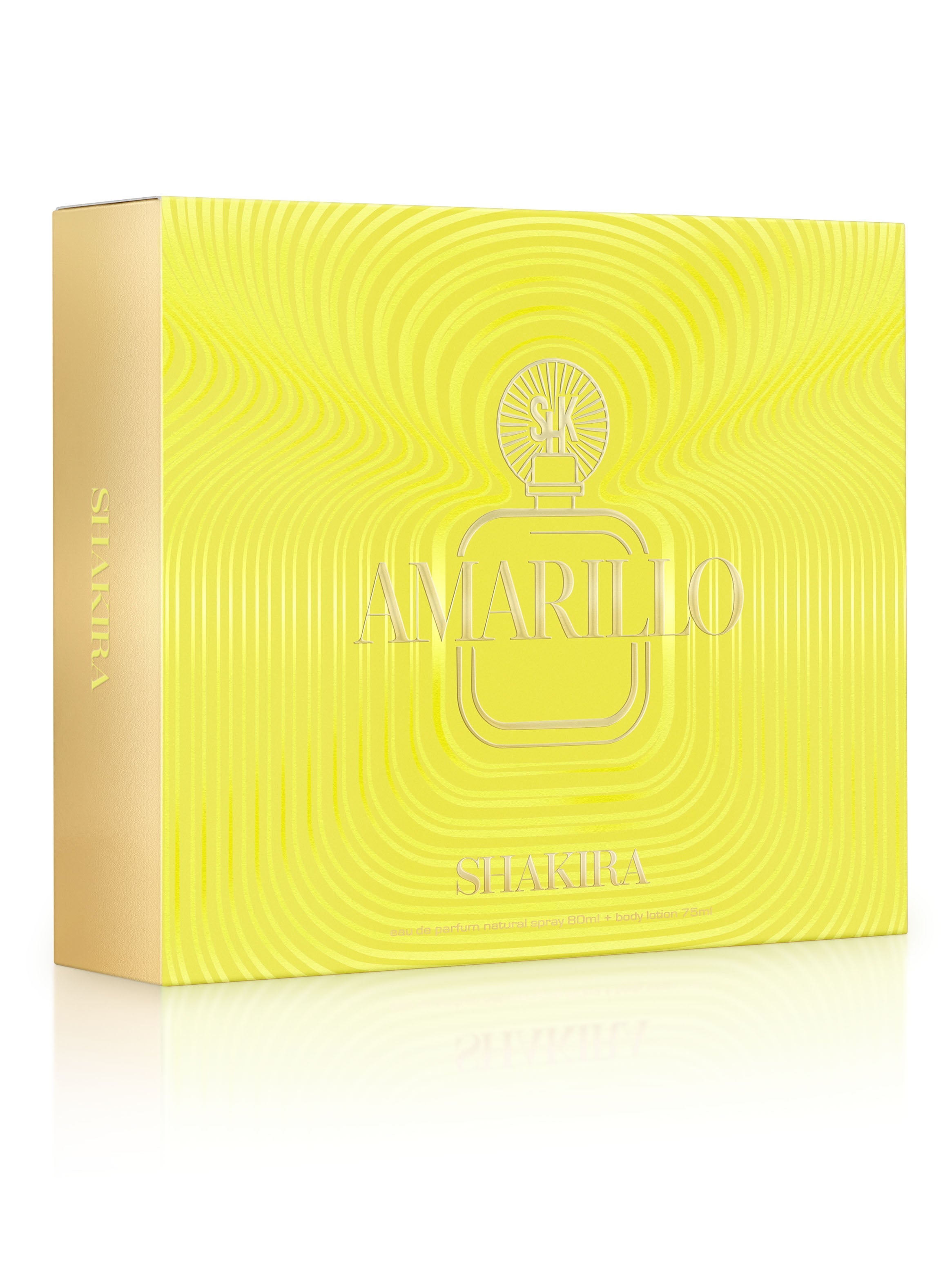 Estuche Shakira Amarilo EDP / 2 Pc SP 80 ml; BL 75 ml - 2 - Privé Perfumes Honduras