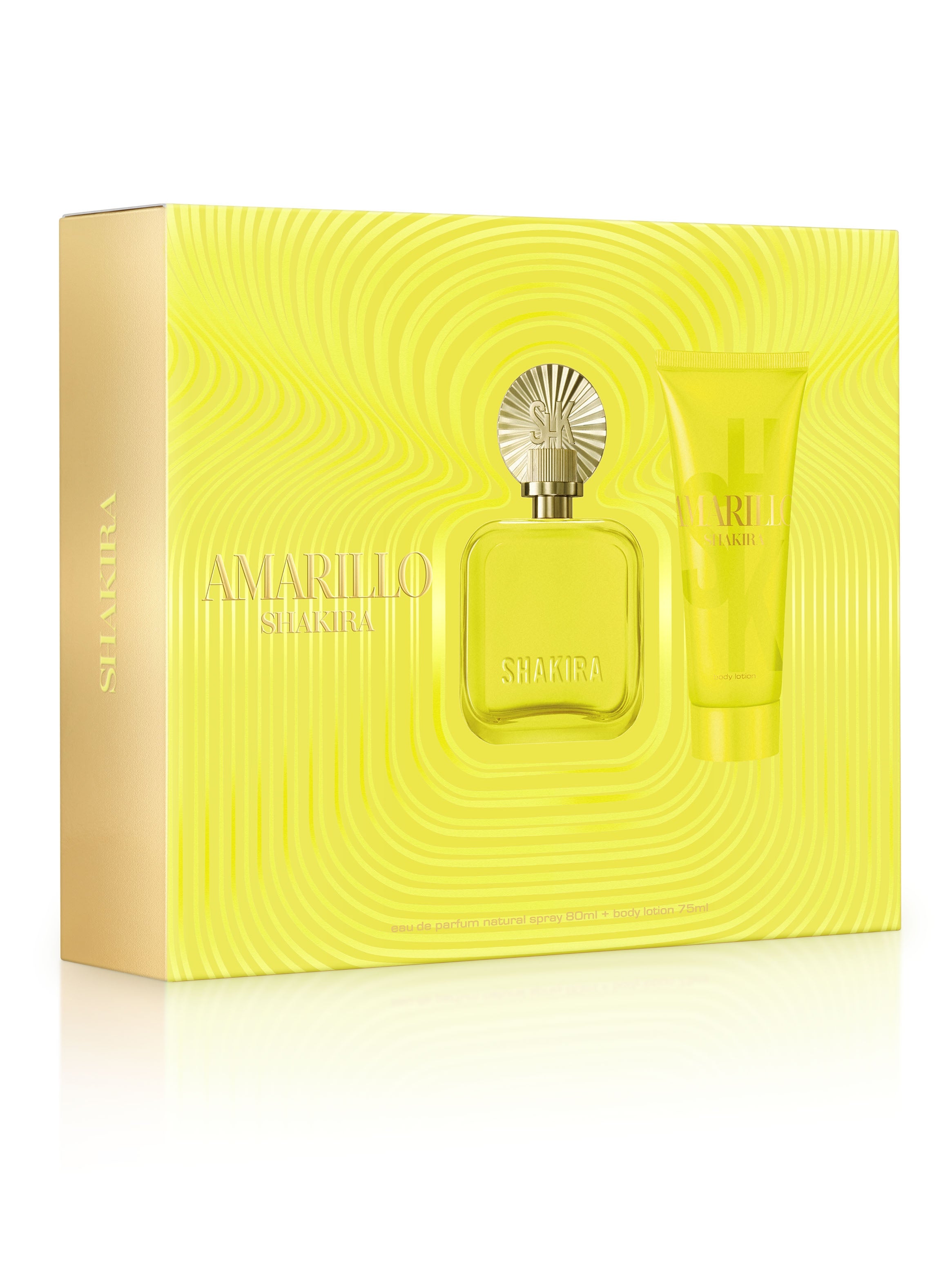 Estuche Shakira Amarilo EDP / 2 Pc SP 80 ml; BL 75 ml - 3 - Privé Perfumes Honduras