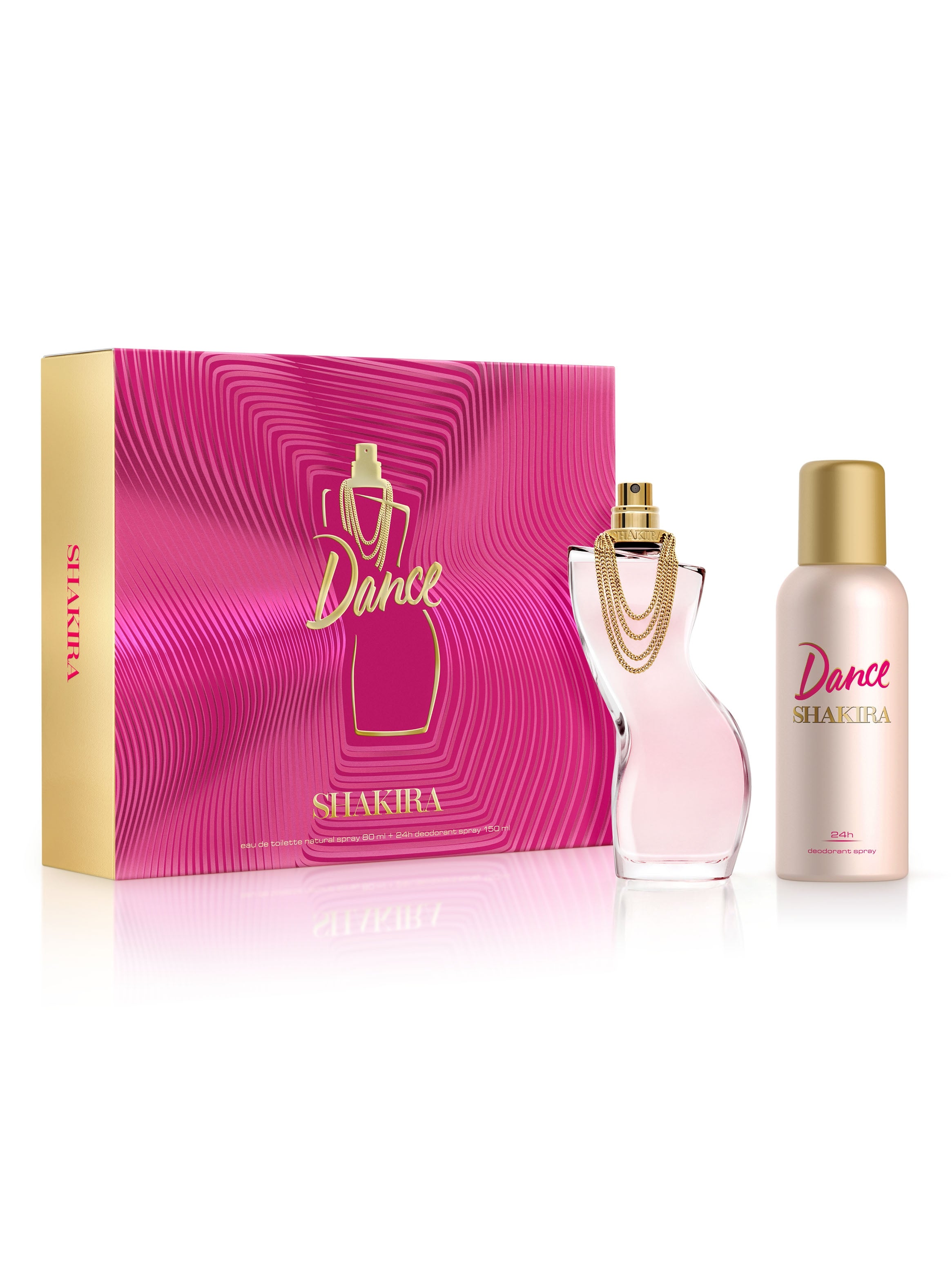Estuche Shakira Dance EDT (W) / 2 Pc SP 80 ml; DEO 150 ml - 1 - Privé Perfumes Honduras