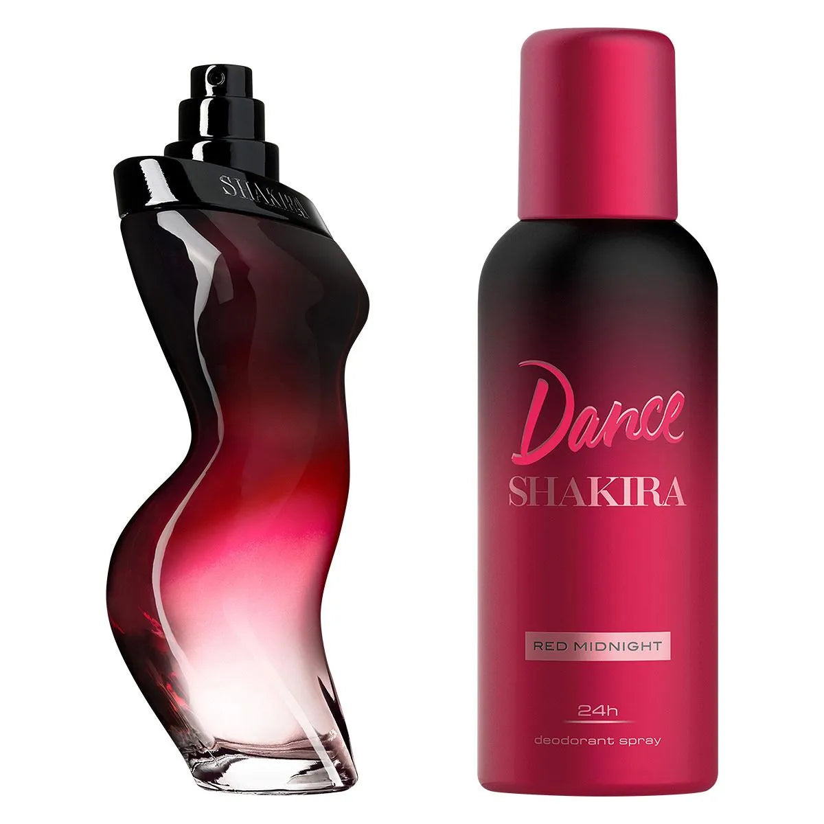 Estuche Shakira Dance Red Midnight EDT (W) / 2 Pc SP 80 ml; DEO 150 ml - 3 - Privé Perfumes Honduras