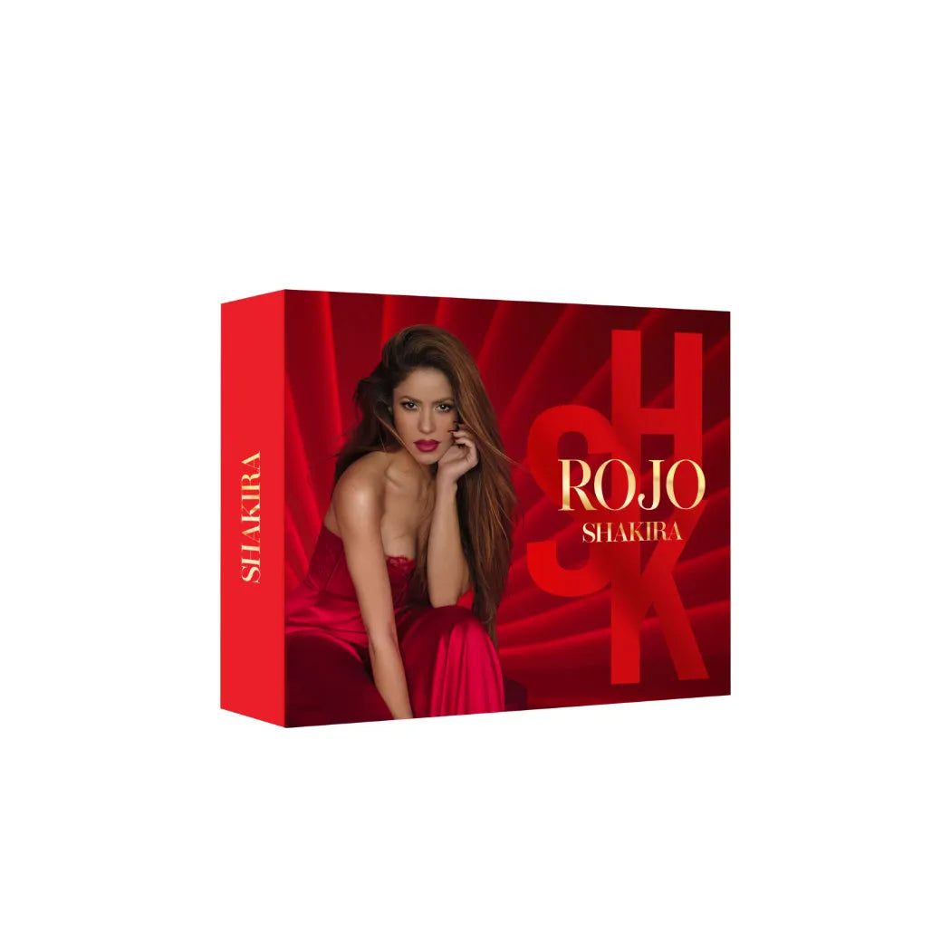 Estuche Shakira Rojo EDP (W) / 2 Pc SP 50 ml; BL 75 ml - 2 - Privé Perfumes Honduras