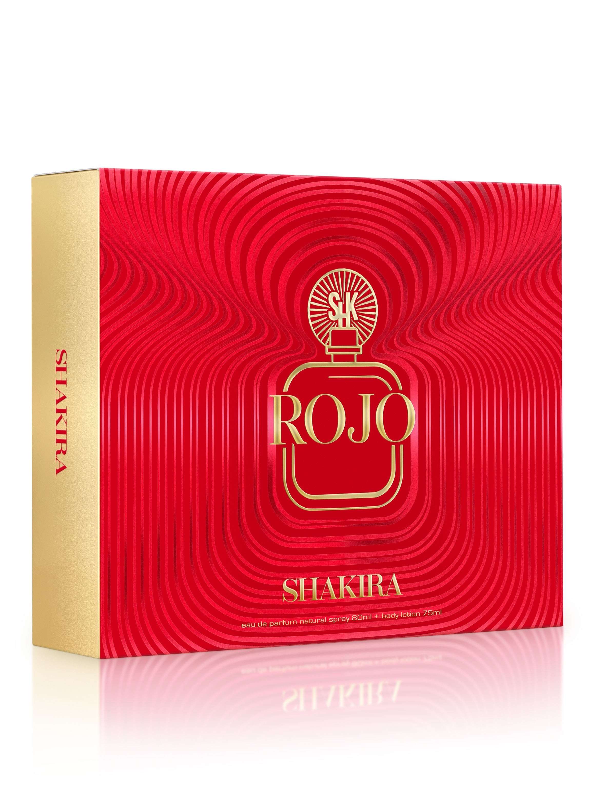 Estuche Shakira Rojo EDP (W) / 2 Pc SP 80 ml; BL 75 ml - 2 - Privé Perfumes Honduras