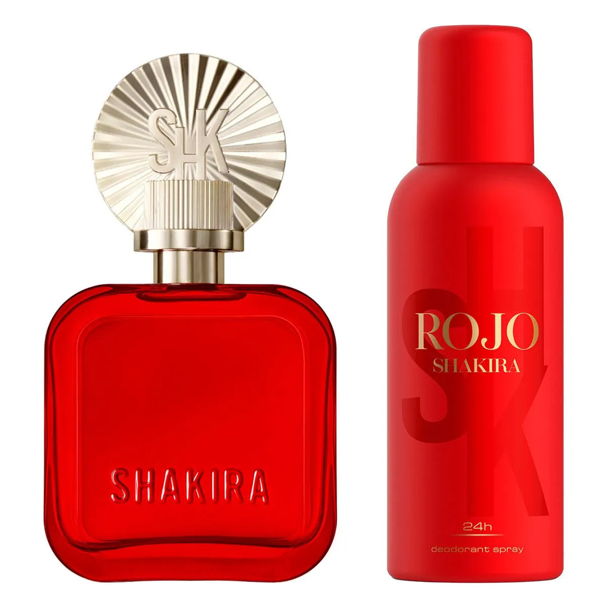 Estuche Shakira Rojo EDP (W) / 2 Pc SP 80 ml; DEO 150 ml - 4 - Privé Perfumes Honduras