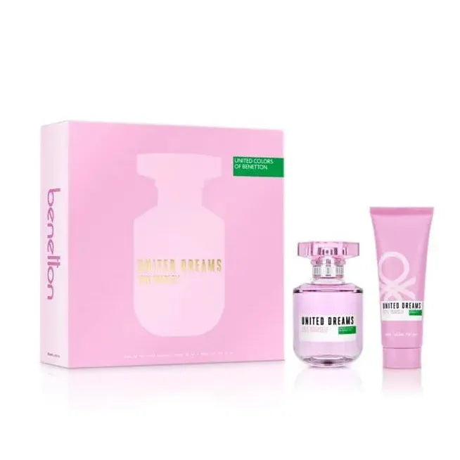 Estuche United Colors of Benetton Love Yourself EDT (W) / 2 Pc SP 80ML; BL 75ML - 1 - Privé Perfumes Honduras