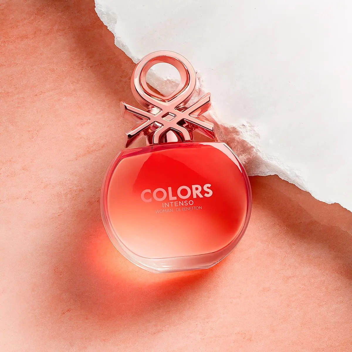 Estuche United Colors of Benetton Woman Rose Intenso EDP (W) / 2 Pc SP 80 ml; SP 10 ml - 6 - Privé Perfumes Honduras