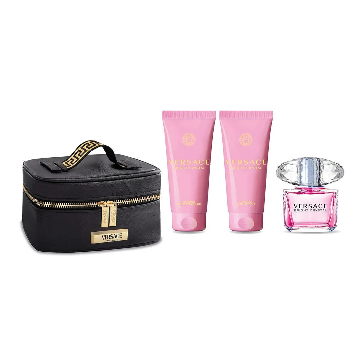Estuche Versace Bright Crystal EDT (W) / 4 Pc SP 90 ml; BL 100 ml; SG 100 ml; Bag - 3 - Privé Perfumes Honduras
