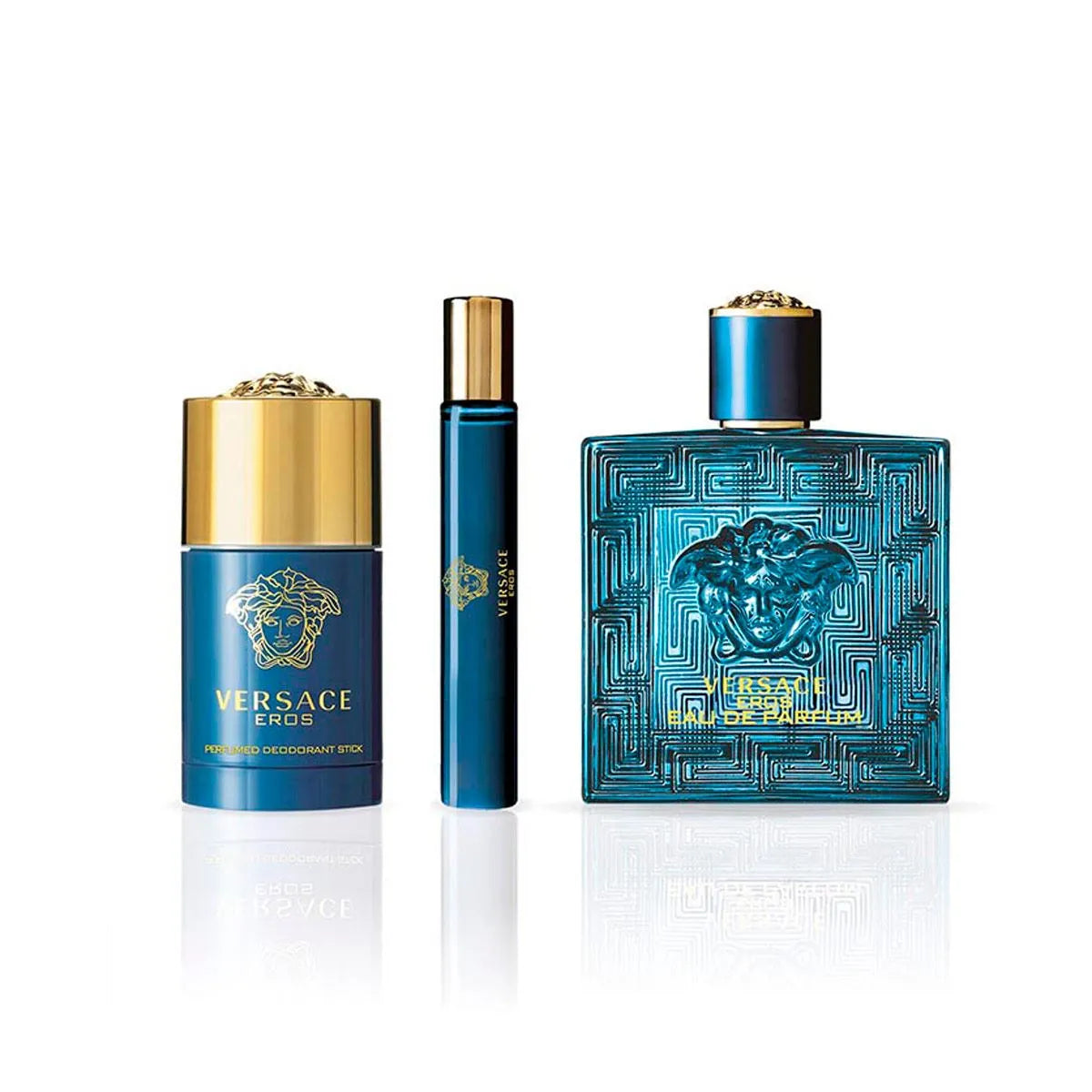 Estuche Versace Eros EDP (M) / 3 Pc SP 100 ml; SP 10 ml; DEO - 4 - Privé Perfumes Honduras