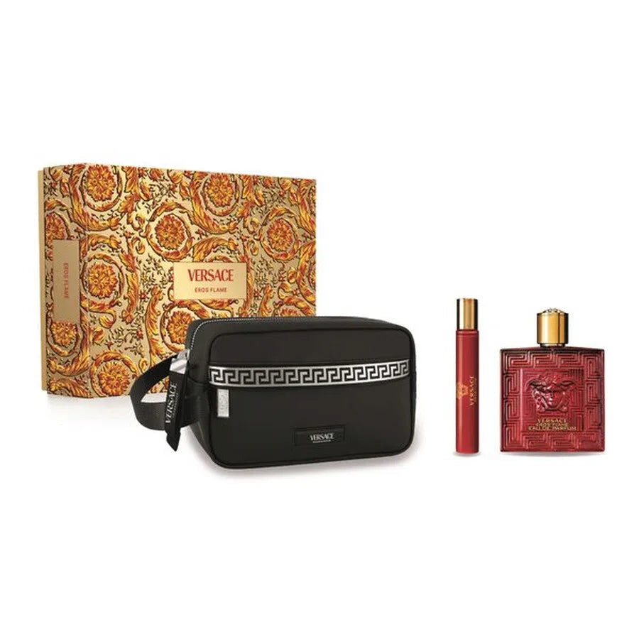 Estuche Versace Eros Flame EDP (M) / 2 Pc SP 100 ml; SP 10 ml; Bag - 1 - Privé Perfumes Honduras