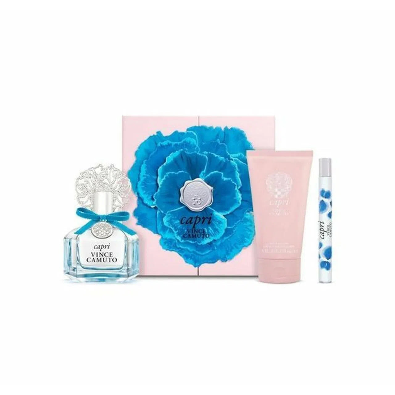 Estuche Vince Camuto Capri EDP (W) / 3 Pc 100 ml; BL 150 ml; SP 10 ml - 1 - Privé Perfumes Honduras