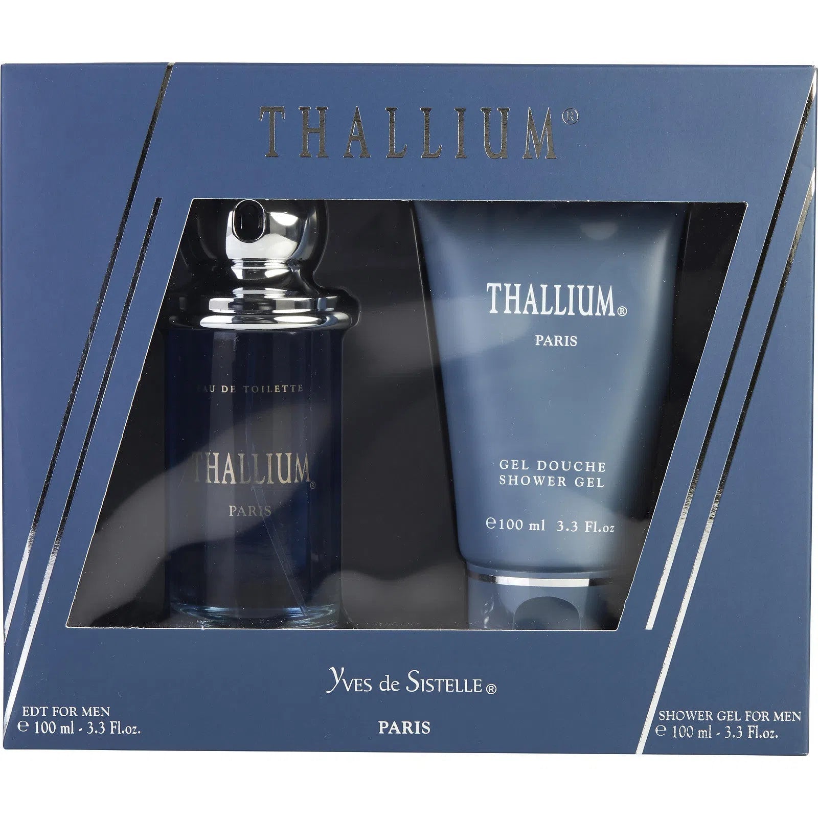 Estuche Yves De Sistelle Thallium EDT (M) / 2 Pc SP 100 ml; SG 100 ml - 3442152005798- 1 - Prive Perfumes Honduras