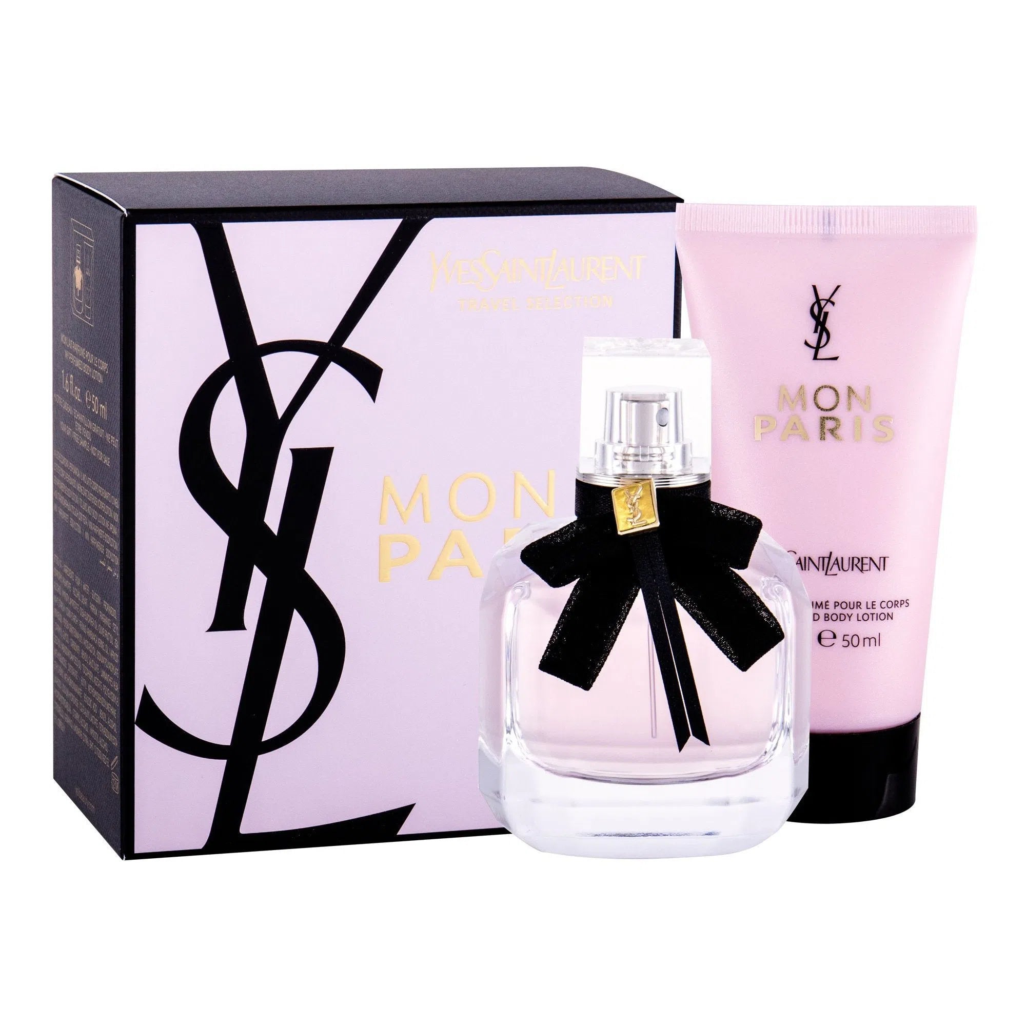 Estuche Yves Saint Laurent Mon Paris EDP (W) / 2 Pc SP 50 ml; BL 50 ml - 3660732086658- 1 - Prive Perfumes Honduras